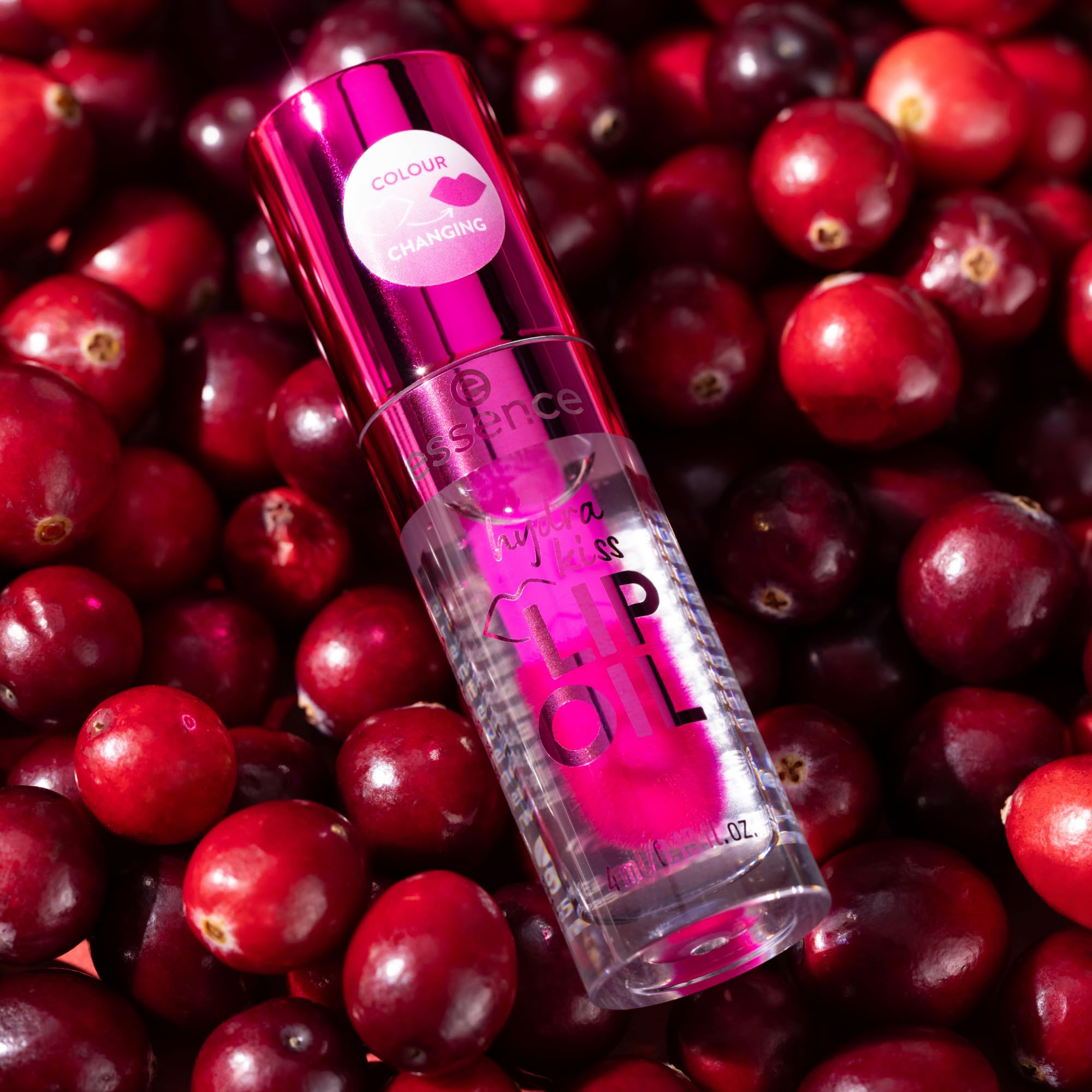 essence hydra kiss LIP OIL, moisturizing/hydrating, caring, with oils, shiny, dewy (4ml)