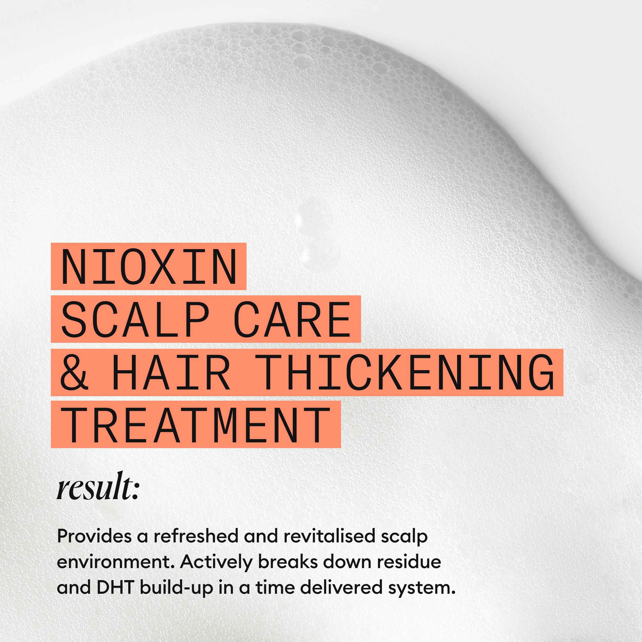 Nioxin System 4 - Hair Thickening System For Damaged Hair with Progressed Thinning - Biotin & Niacinamide - Shampoo, Conditioner, Serum