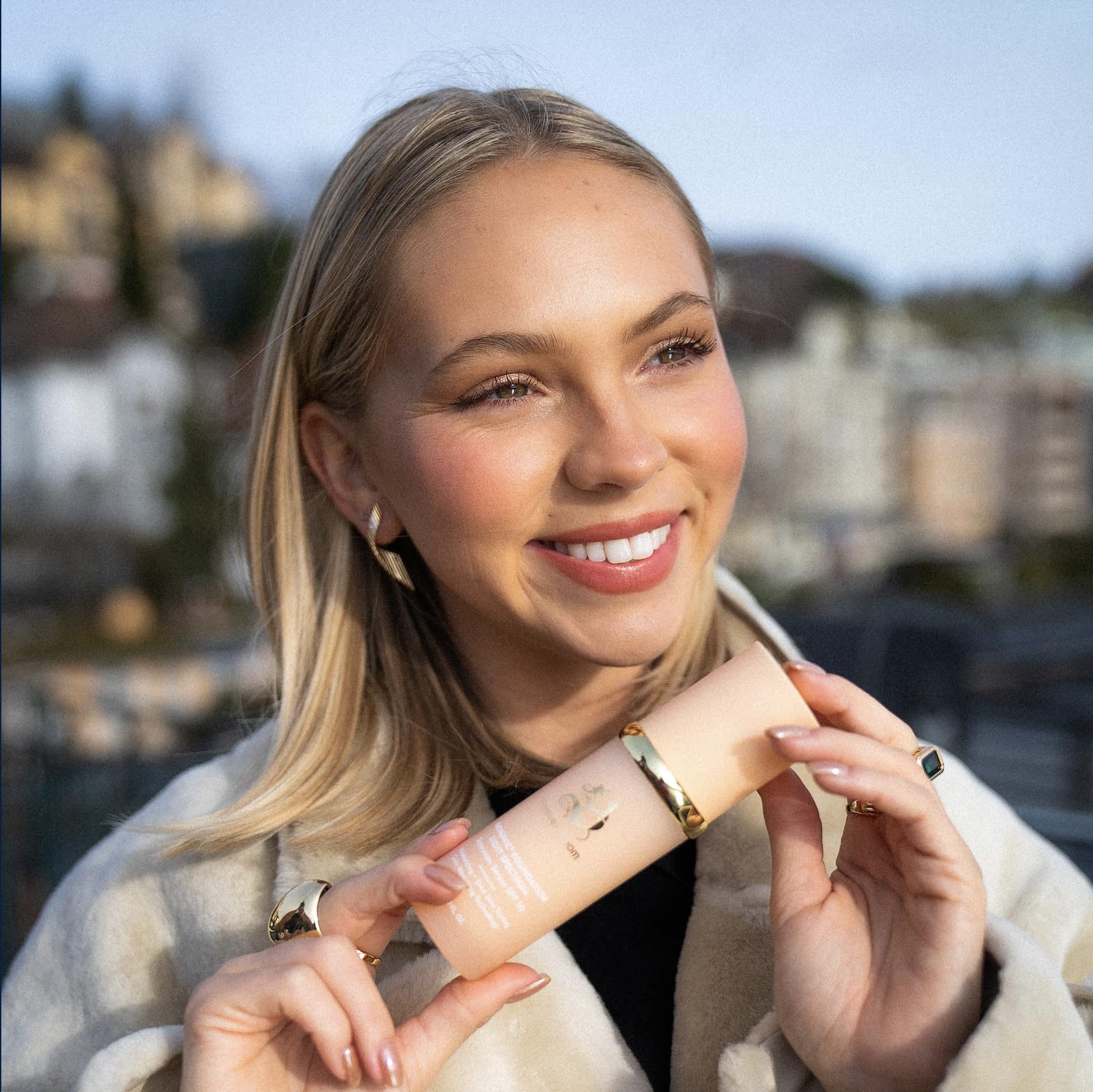 Bio Mimic Foundation Medium Spectrum by Forever Bloom; Protecting from Sun with SPF50; Foundation for Gym, Sports, Dancing Makeup for Mature & Sensitive Skin, Natural Finish Made in USA