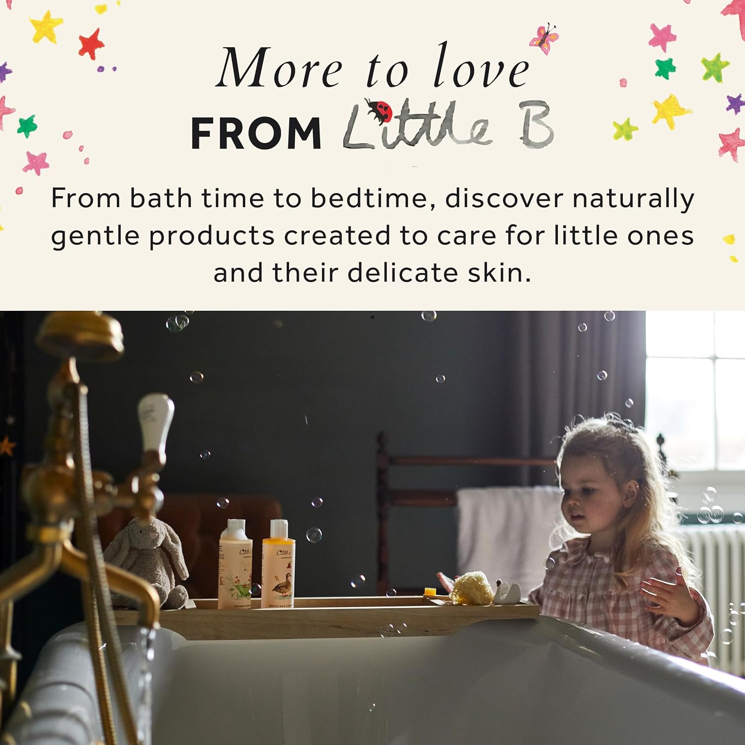 Bramley Little B Hair & Body Wash 5 Litre, Sulphate-Free Baby & Child Wash with Clementine, Sweet Orange & Lavender, Biodegradable Family Bath Refill Suitable from Birth