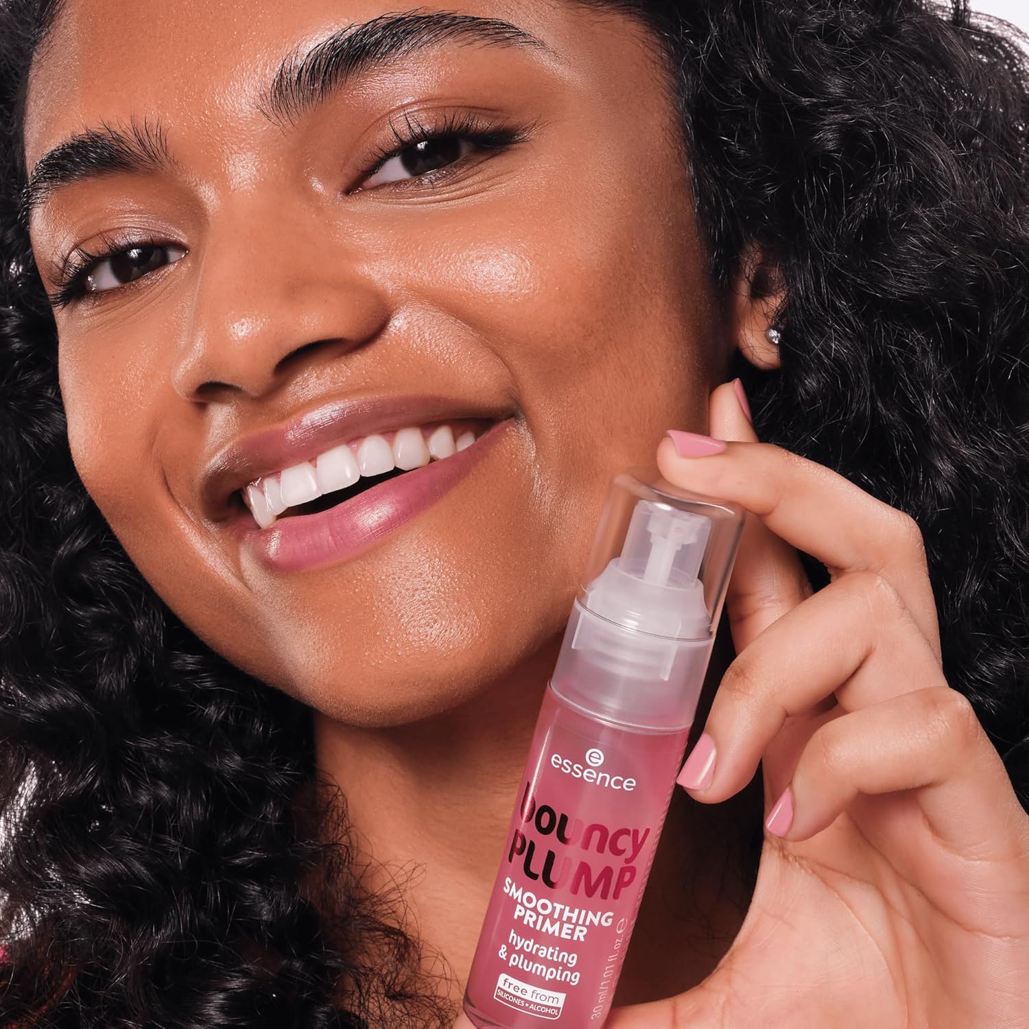 essence bouncy PLUMP SMOOTHING PRIMER, moisturizing/hydrating, smoothing, caring, natural (30ml) Halalzen