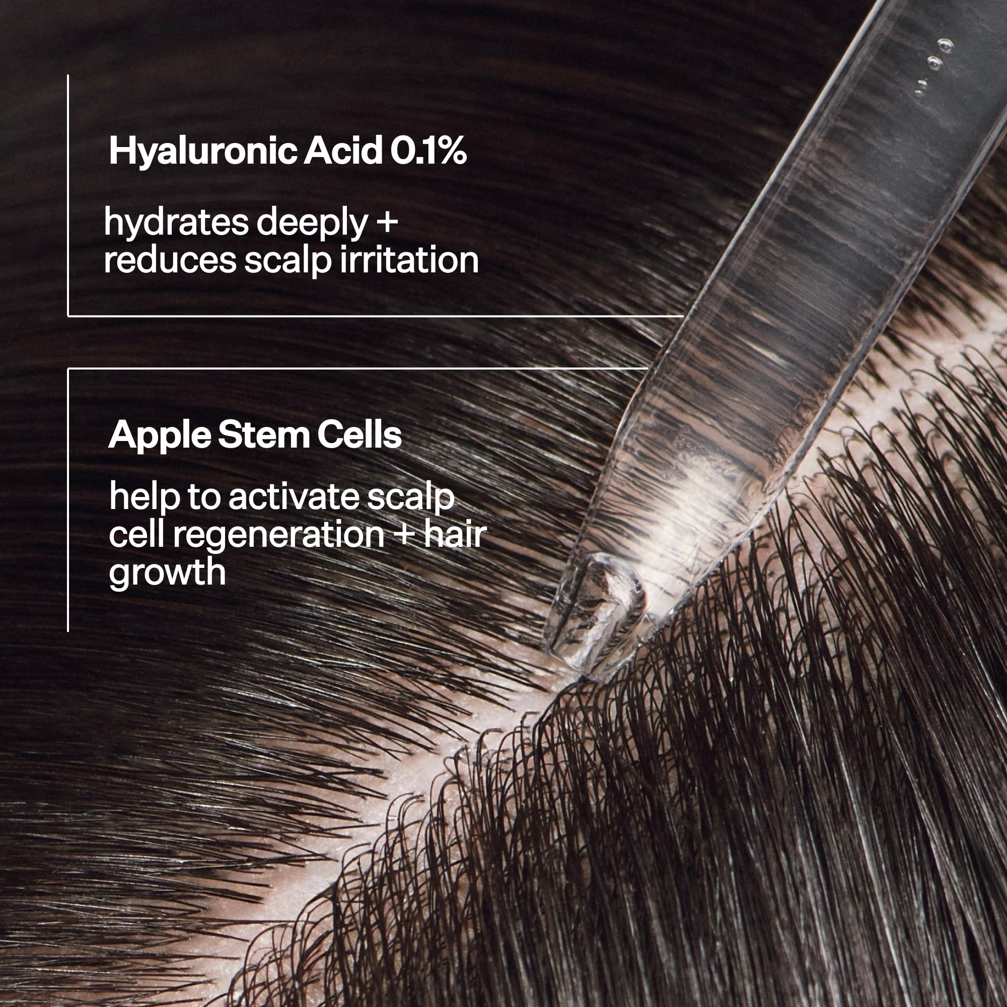 Act+ Acre Cold Processed Stem Cell Scalp Serum | For Thicker, Fuller Looking Hair | Apple Stem Cells, Bamboo Extract, Aloe Vera | Strengthen, Hydrate, Reduce Shedding | Vegan, Color Safe | 2.2 Fl Oz