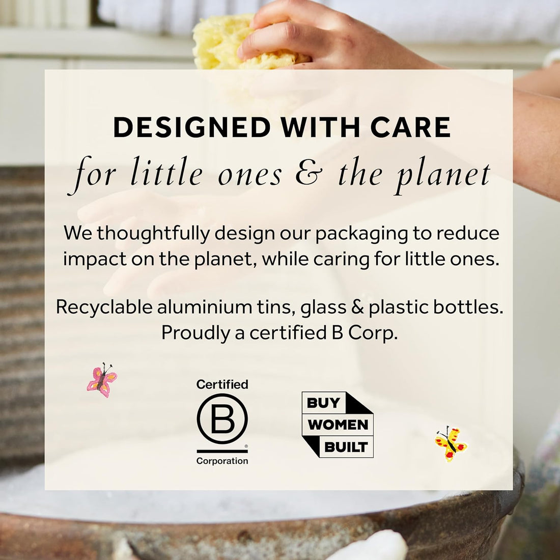 Bramley Little B Hair & Body Wash 250ml, Sulphate-Free Baby & Child Wash with Clementine, Sweet Orange & Lavender, Gentle Biodegradable Bath Wash Suitable from Birth