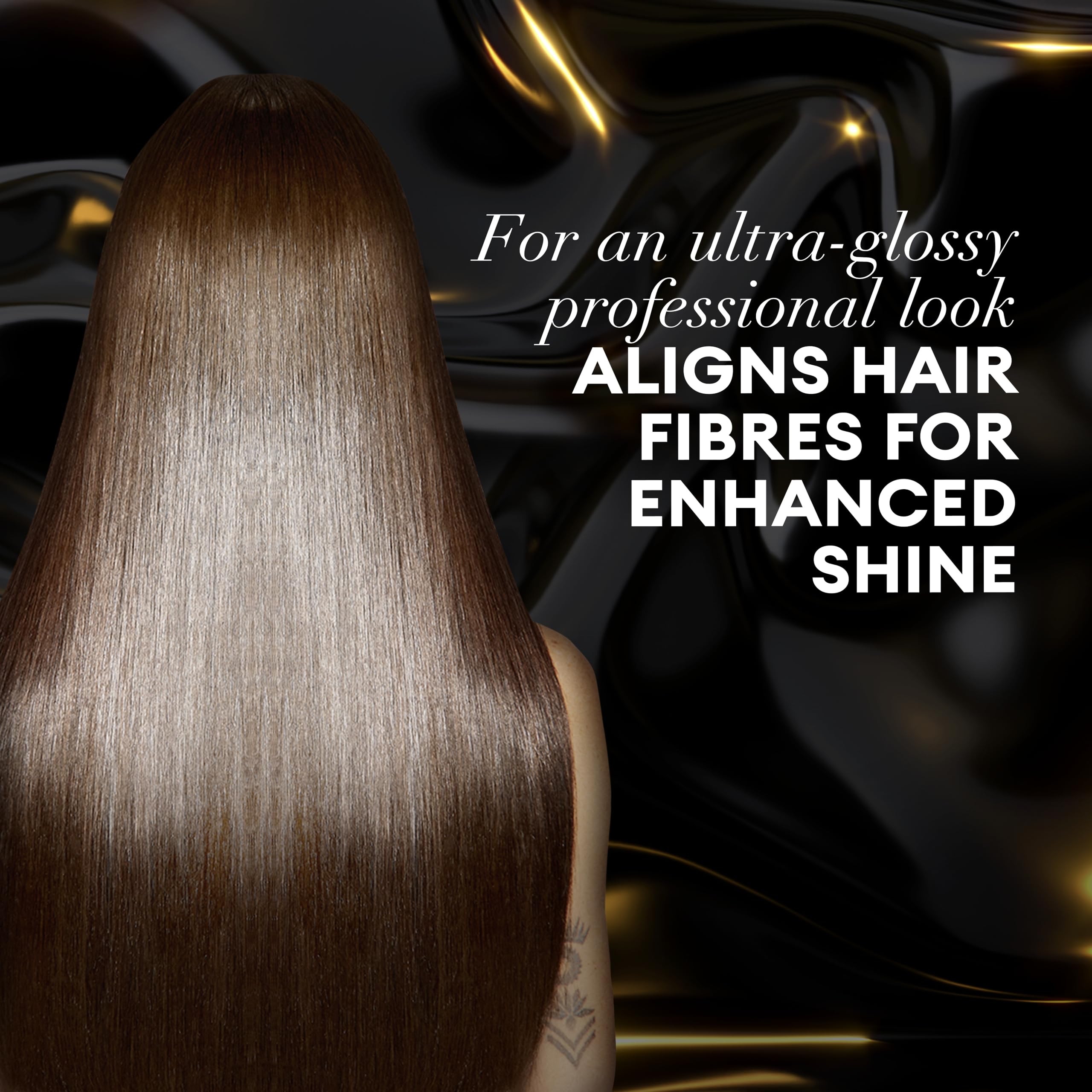 TRESemmé Lamellar Shine Leave-In Cream Hair Serum with patented Lamellar Technology hair treatment for an ultra-glossy salon finish 200 ml