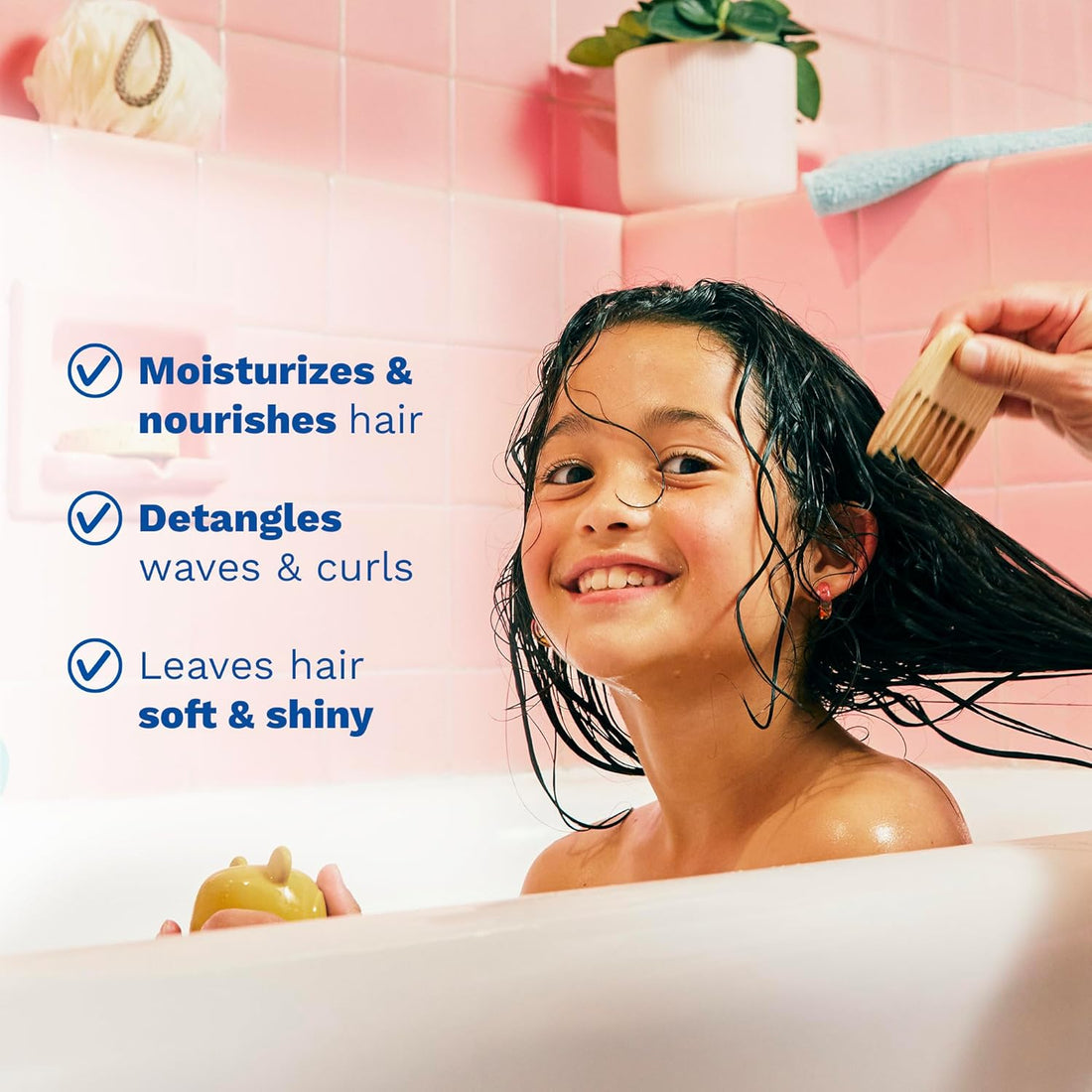 Mustela Detangling & Nourishing Conditioner - Natural Shea Butter & Avocado - Curly & Frizzy Hair - Dermatologist-tested & safe for Babies and Kids - 6.76 US Fl. Oz. Halalzen