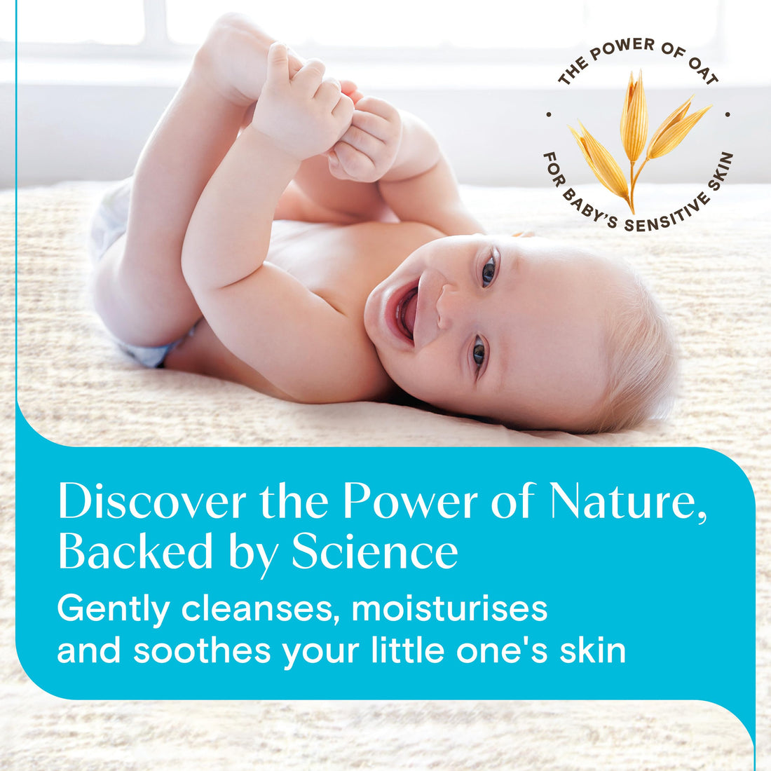 Aveeno Baby Daily Care Hair and Body Wash, 400 ml, Tear-Free with Colloidal Oatmeal