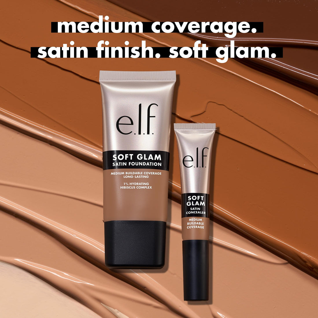 e.l.f. Soft Glam Satin Concealer, Medium Coverage for Blemishes & Under-Eye, Crease-Resistant, Long-Lasting, Vegan & Cruelty-Free, 13 Fair Neutral Halalzen
