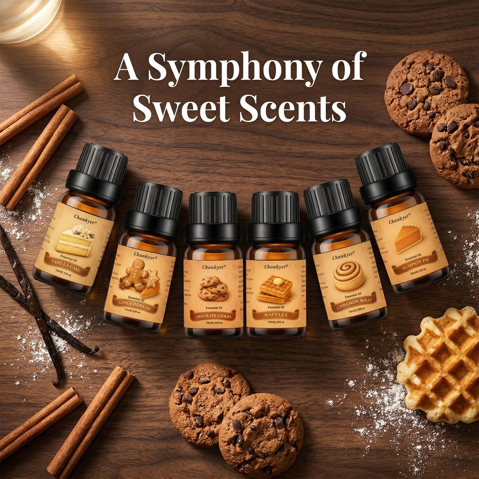 Hotel Collection Essential Oils for Diffusers for Home - 6 x 10 ml Luxury Scented Oil Set with Luxury Night,Jasmine Peppermint,White Tea,Citrus Happiness,My Way,Hotel Lobby,Gift for Women and Men
