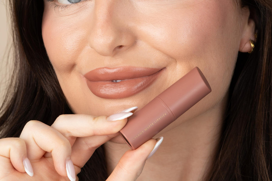 MUA Makeup Academy Creamy Matte Lipstick, Super Nude (Nude), Highly Pigmented - Vegan & Cruelty Free (Pack of 1) Halalzen