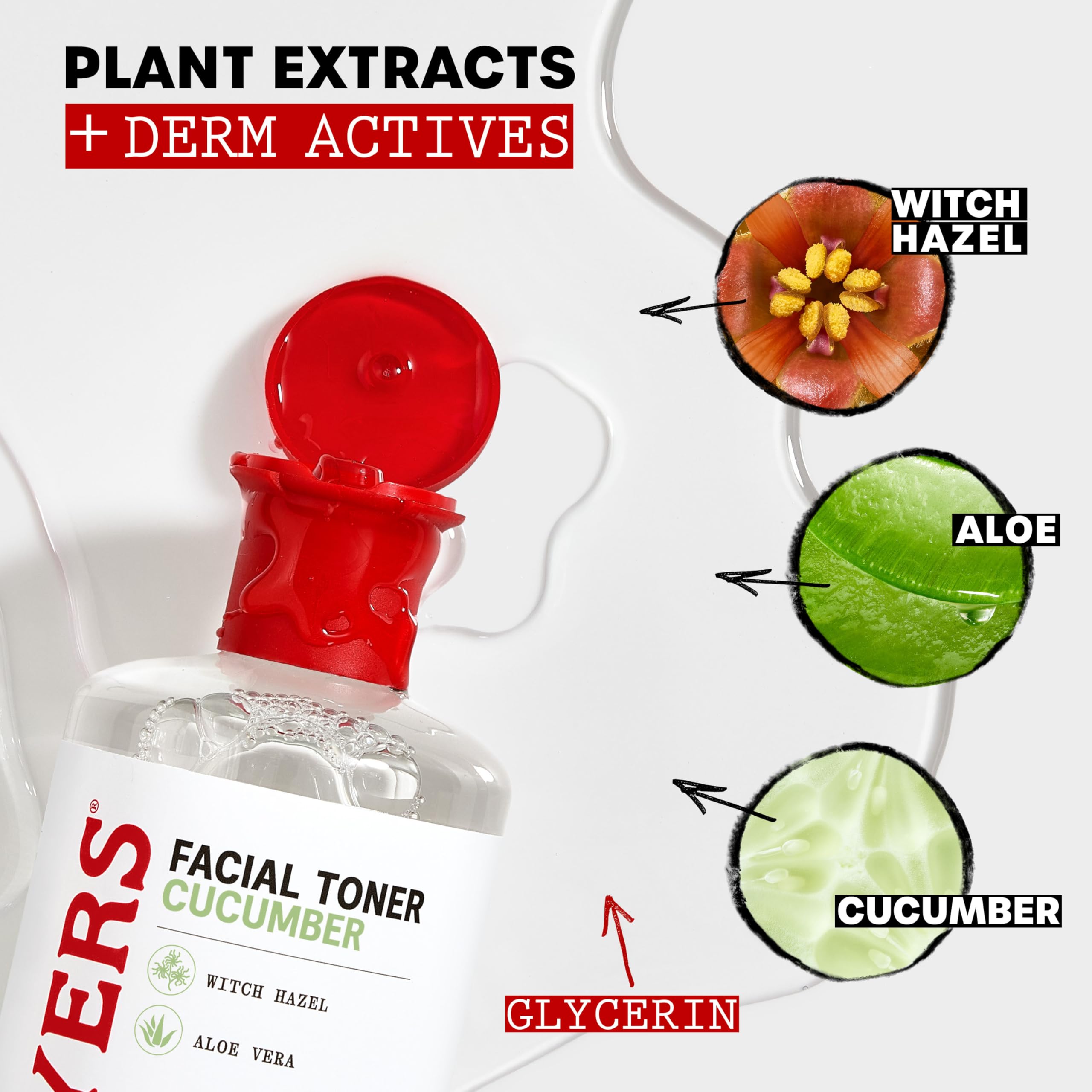 Thayers Witch Hazel Facial Gentle Rose Petal Toner Lotion with Organic Aloe Vera, All Day Hydration, Redue Pores & Improve Skin Texture, Vegan & Alcohol Free, 355ml