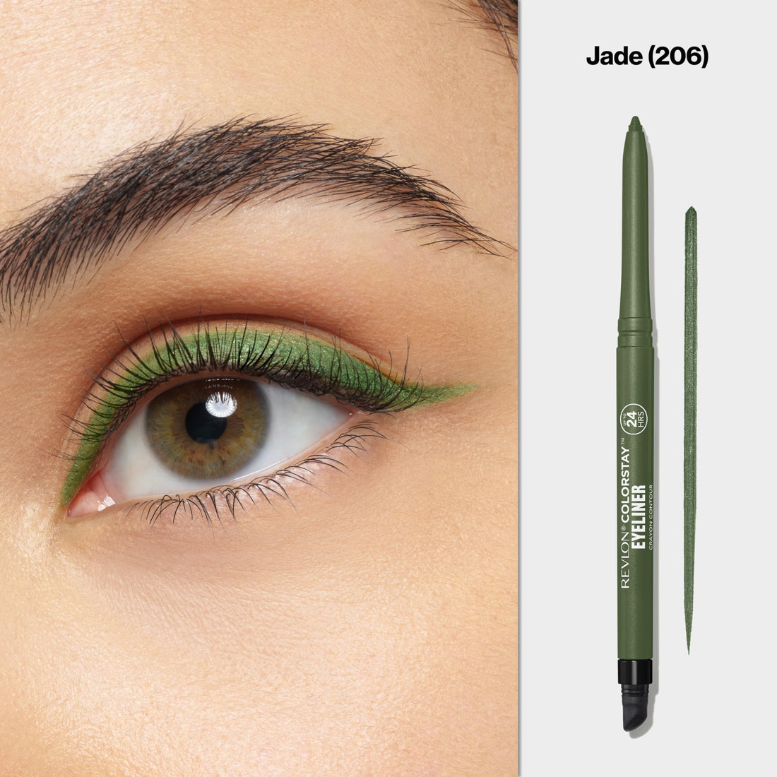 Revlon ColorStay Pencil Waterproof Eyeliner, Smudge-Proof, Eye Makeup with Built-In Sharpener, 201 Black, 2 pack