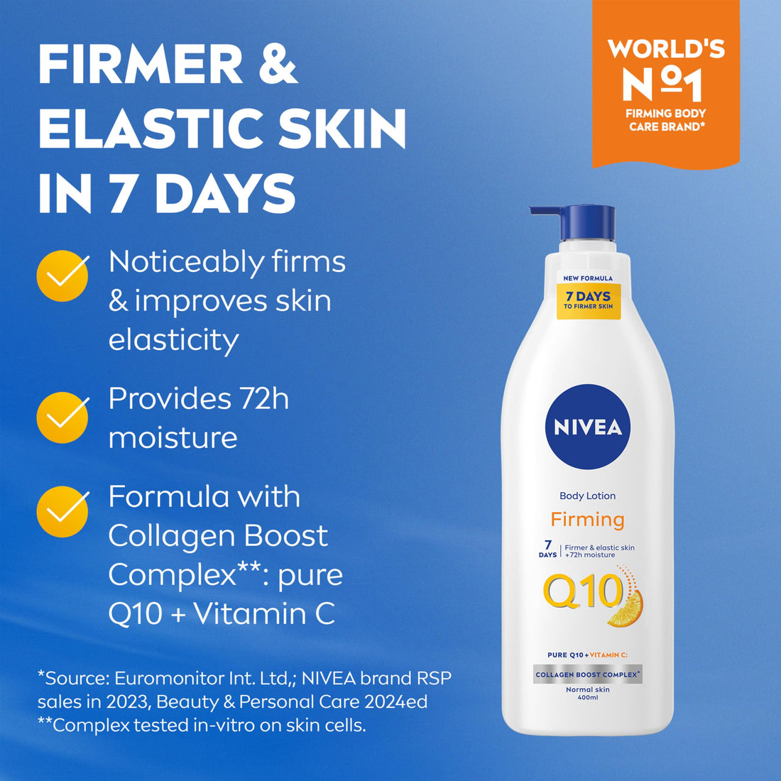 NIVEA Rich Nourishing Body Lotion (625ml), Rich 72H Hydration Moisturiser for Dry Skin Made with Deep Moisture Serum and Almond Oil, Extra Large NIVEA Body Lotion