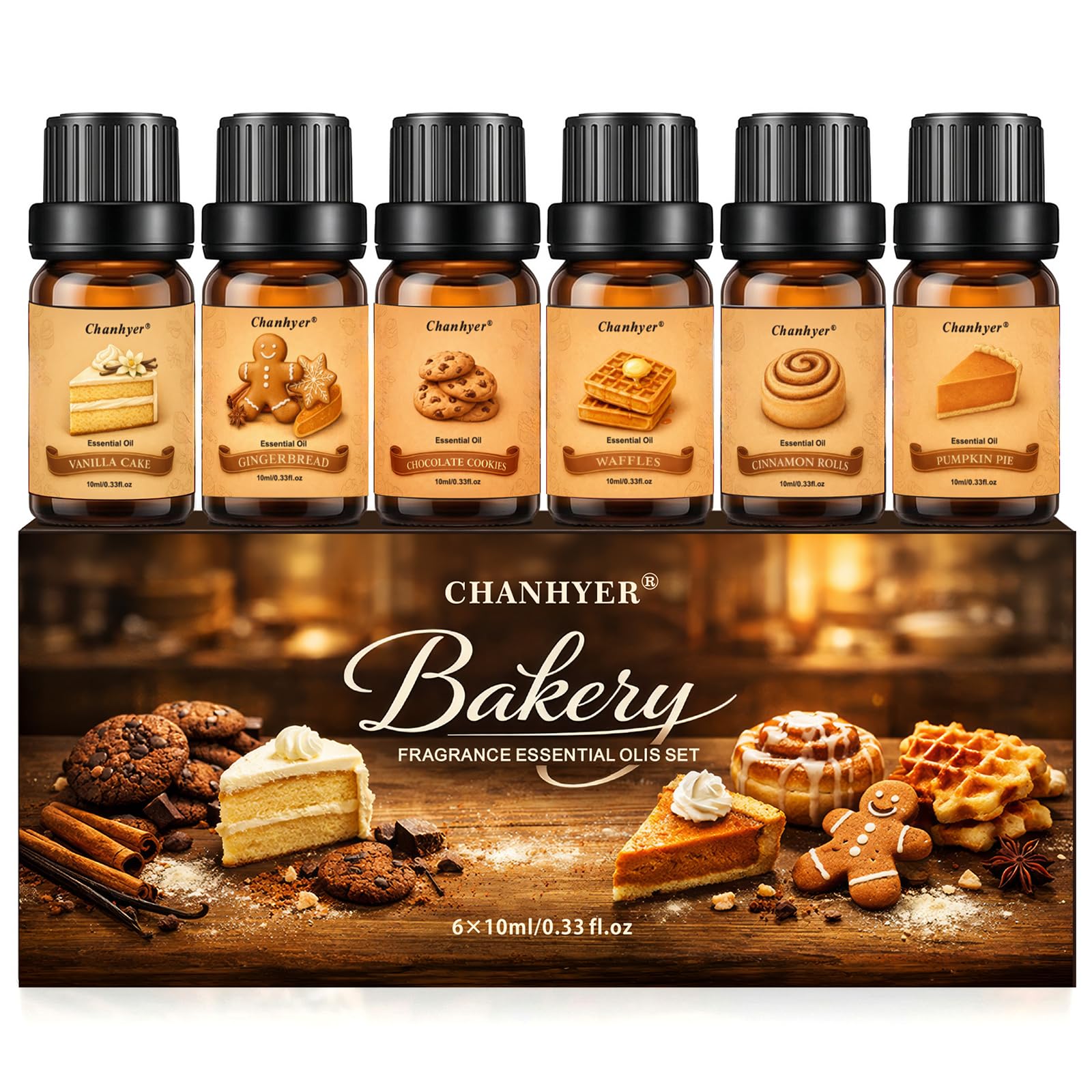 Hotel Collection Essential Oils for Diffusers for Home - 6 x 10 ml Luxury Scented Oil Set with Luxury Night,Jasmine Peppermint,White Tea,Citrus Happiness,My Way,Hotel Lobby,Gift for Women and Men