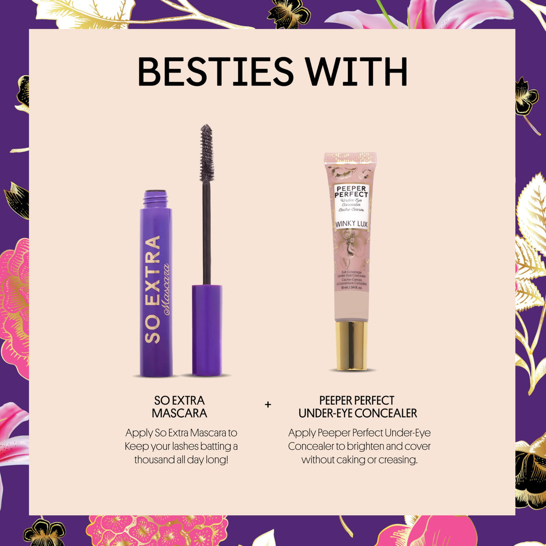 Winky Lux Uni-Brow Eyebrow Pencil, Dual-Ended with Spoolie, Waterproof Brow Definer with Ultra-Fine Tip, Universal Shade for Natural Looking Brows (Brown, Blonde, Taupe)