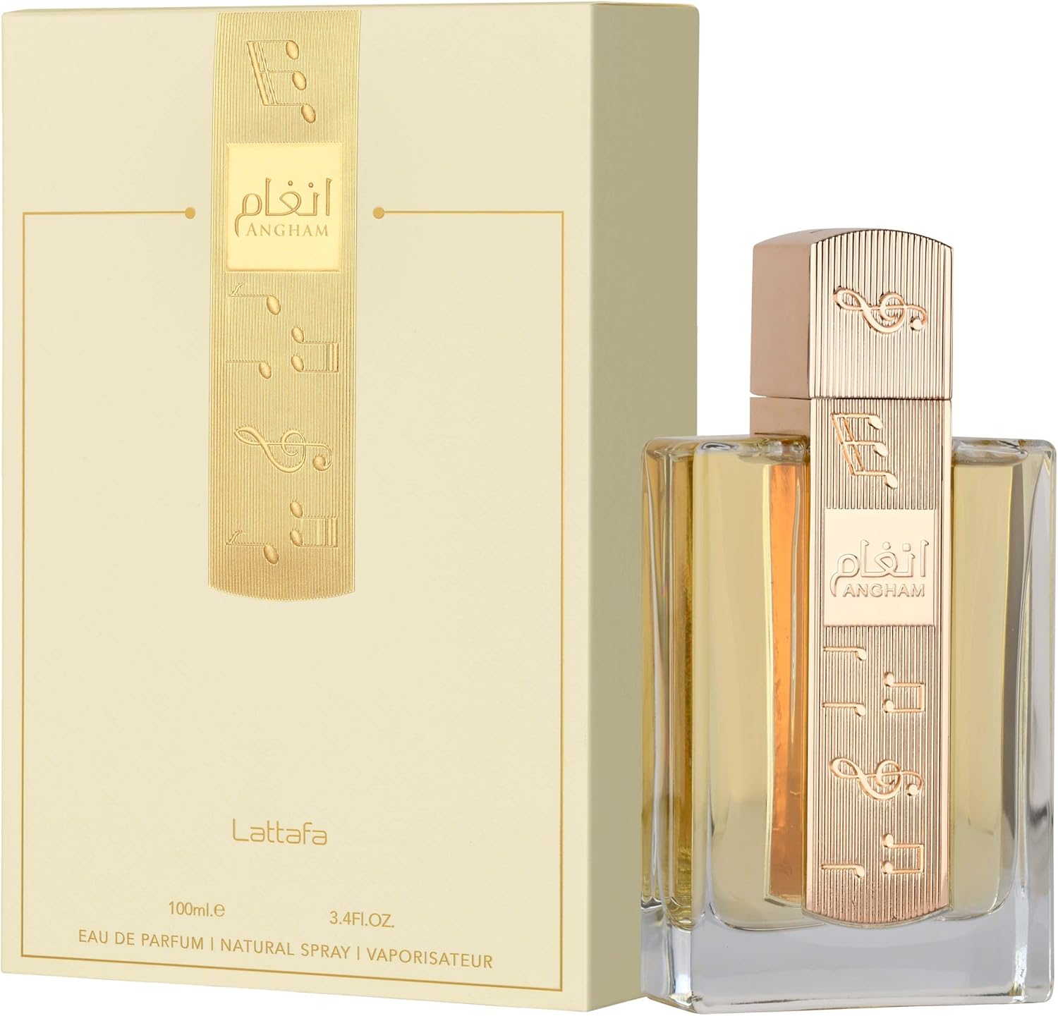 Angham by Lattafa for Unisex - 3.4 oz EDP Spray Halalzen