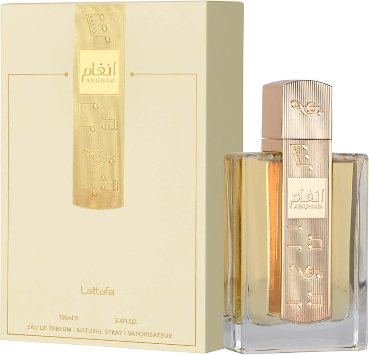 Angham by Lattafa for Unisex - 3.4 oz EDP Spray Halalzen