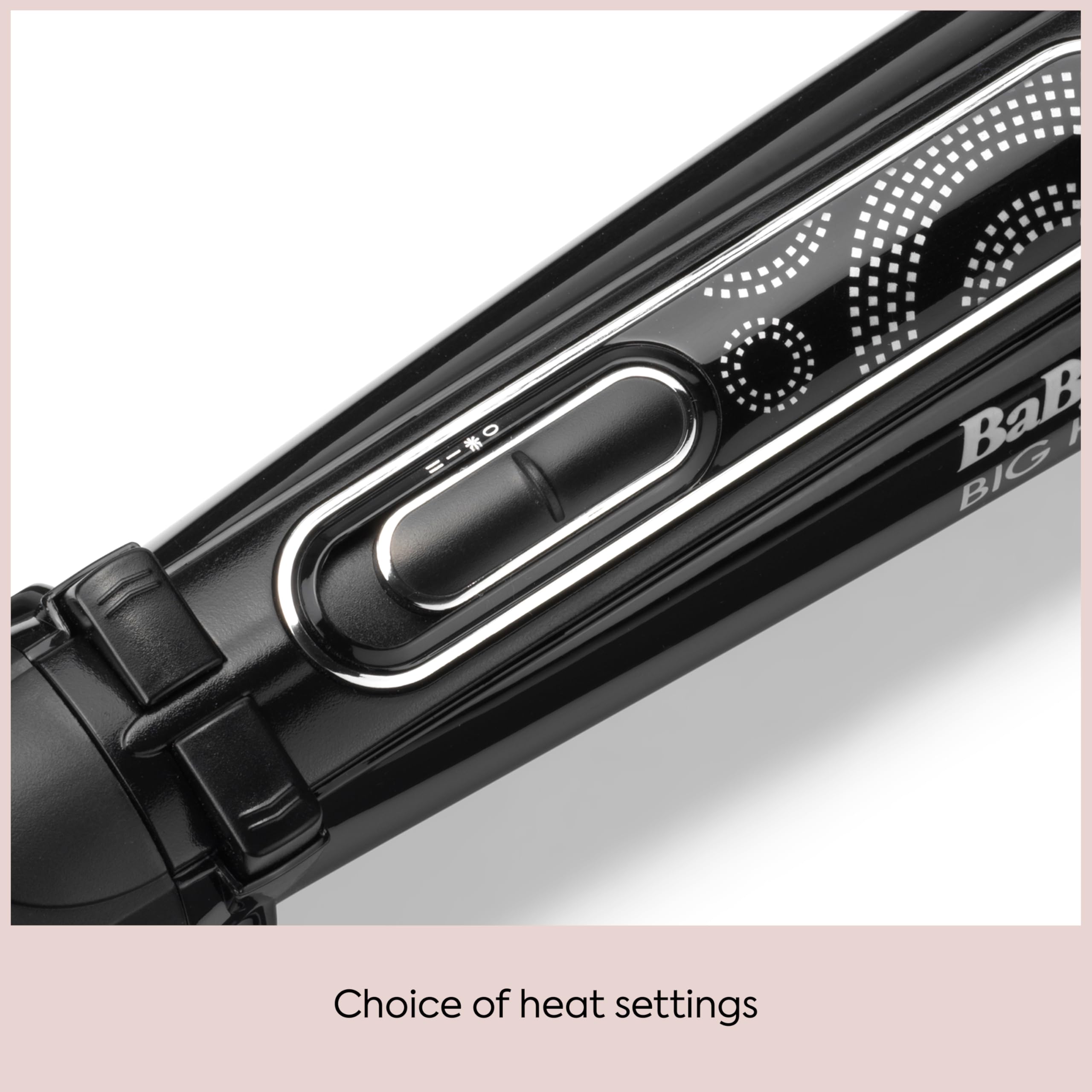 BaByliss Big Hair Rotating Hair Dryer Brush - Dry and Style in One Step, 2 Speeds & Alternating Directions, Ionic Frizz-Control, 50mm Barrel, Black, 2885U Halalzen