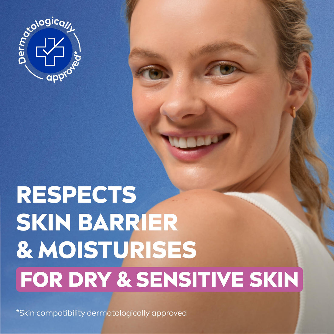 NIVEA Caring Cleansing Cream(150ml), Gentle Face Cleanser for Smooth, Healthy Complexion, Face Wash for Dry and Sensitive Skin