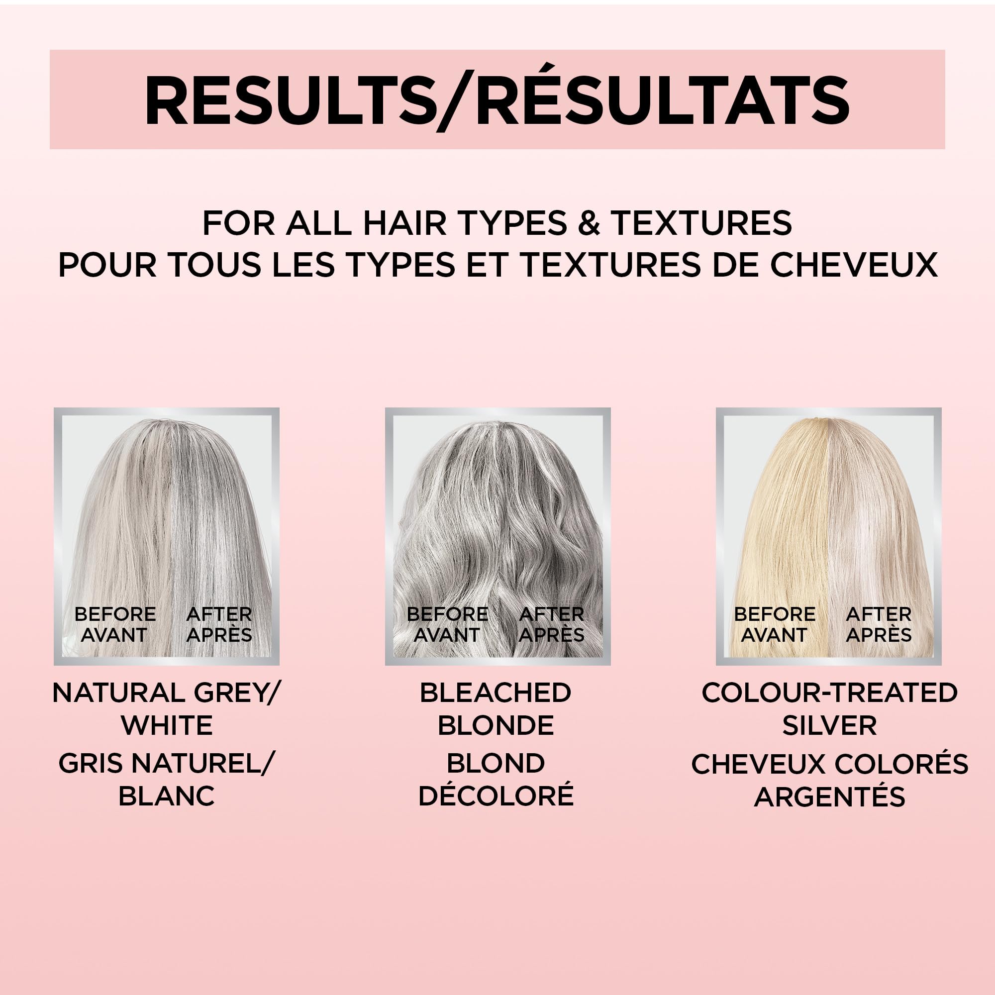 L’Oreal Paris Le Color Gloss One Step In-Shower Toning Hair Gloss for Bleached Hair, Neutralizes Brass, Conditions & Boosts Shine, Platinum Pearl, 4 Ounce