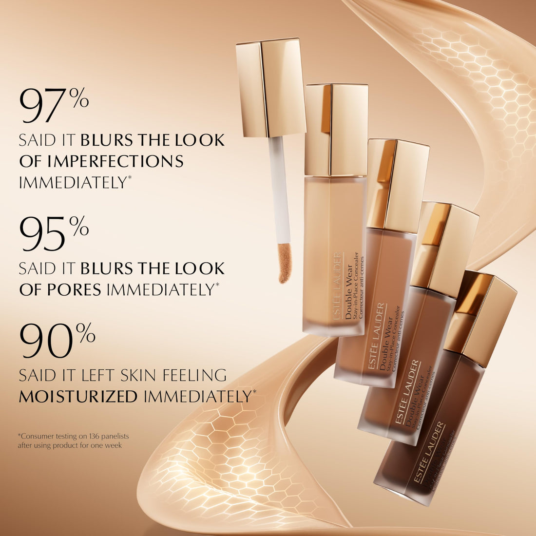 Estée Lauder Double Wear Stay-in-Place Flawless 24-Hour Concealer | Longwear | Soft Matte Finish, Medium-to-Full Coverage | Hydrating 12ml Halalzen