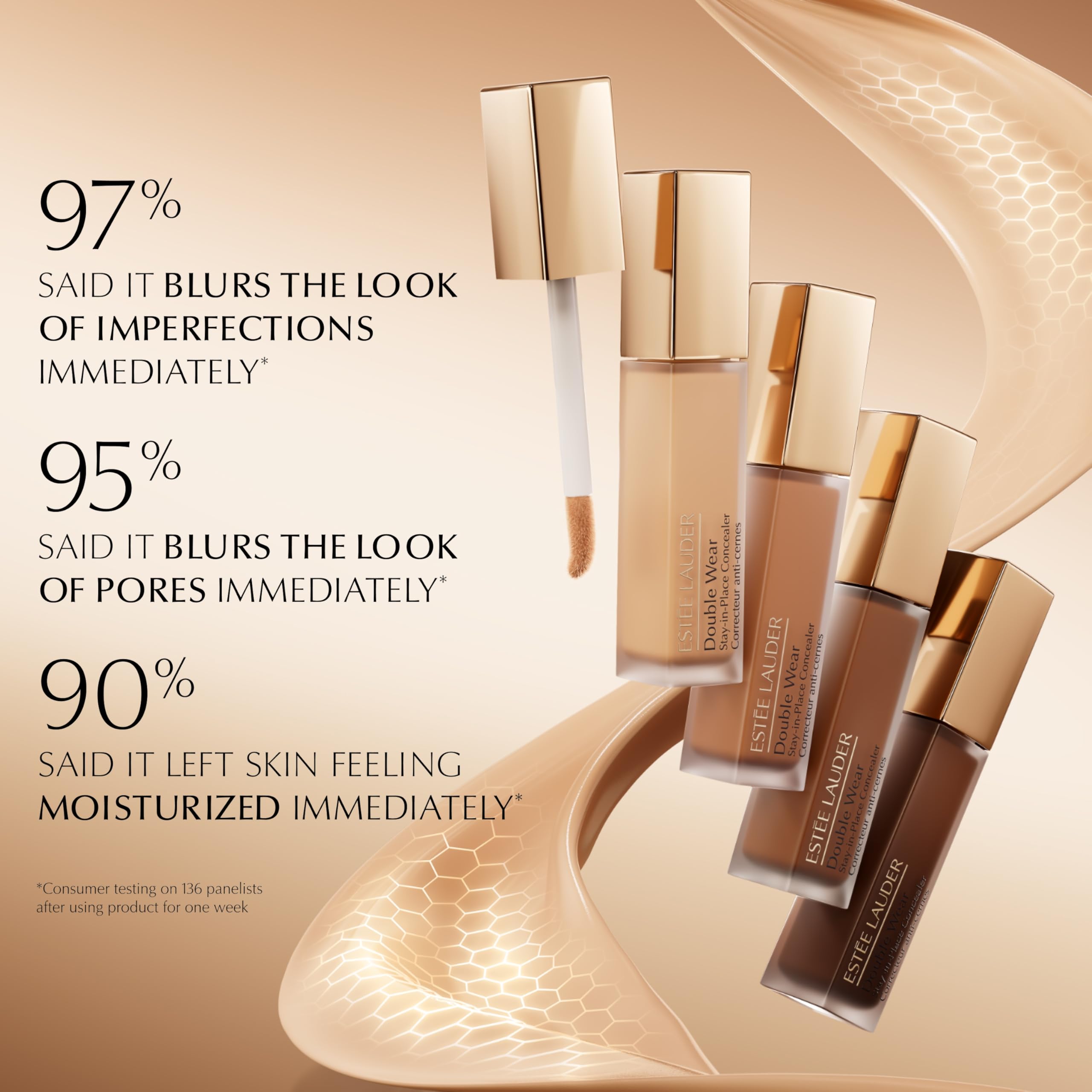 Estée Lauder Double Wear Stay-in-Place Flawless 24-Hour Concealer | Longwear | Soft Matte Finish, Medium-to-Full Coverage | Hydrating 12ml Halalzen