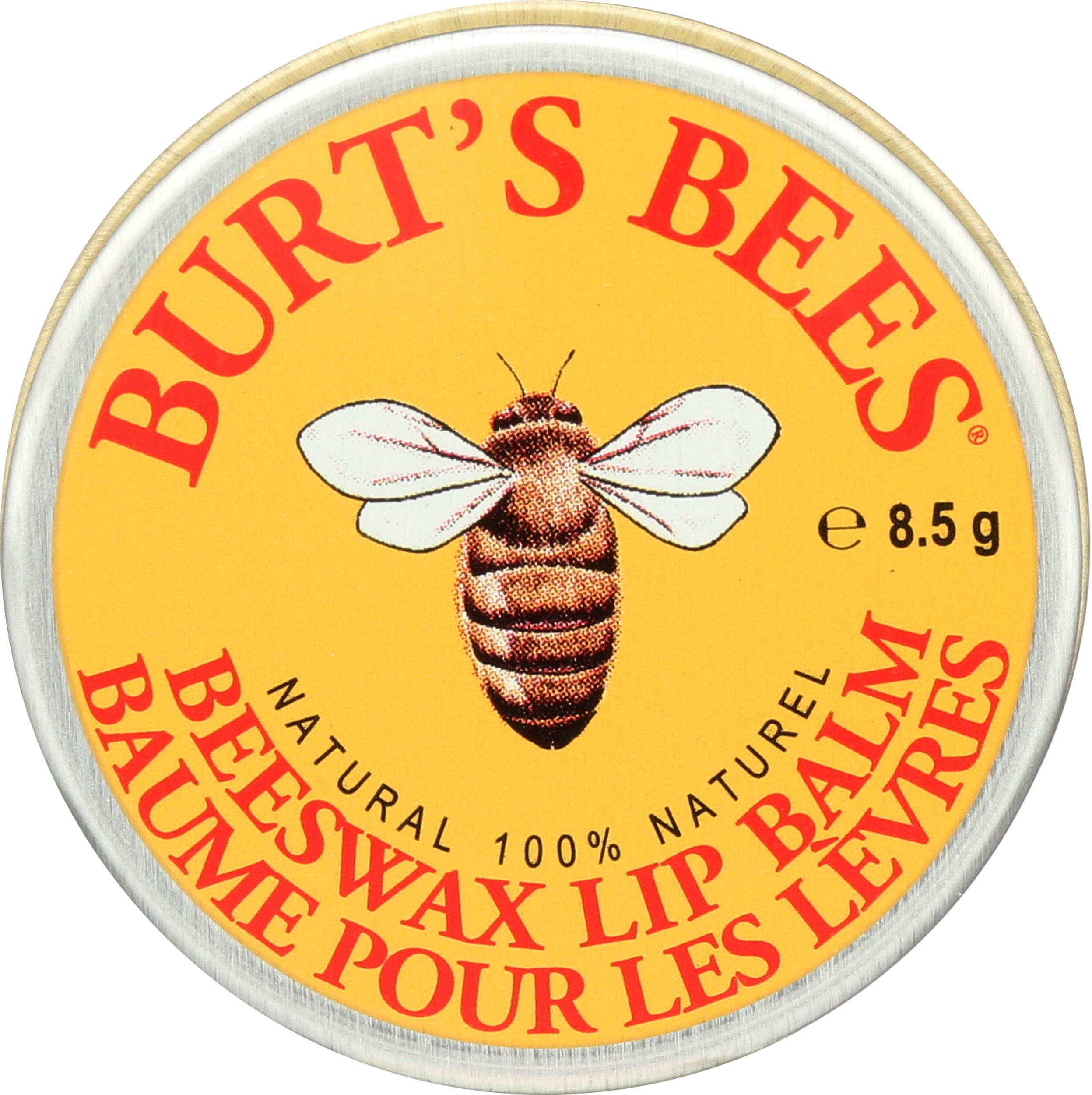 Burt's Bees Lip Balm Pomegranate, Moisturising Lip Balm With Beeswax & Vitamin E, 100% Natural Origin, 4.25g Halalzen