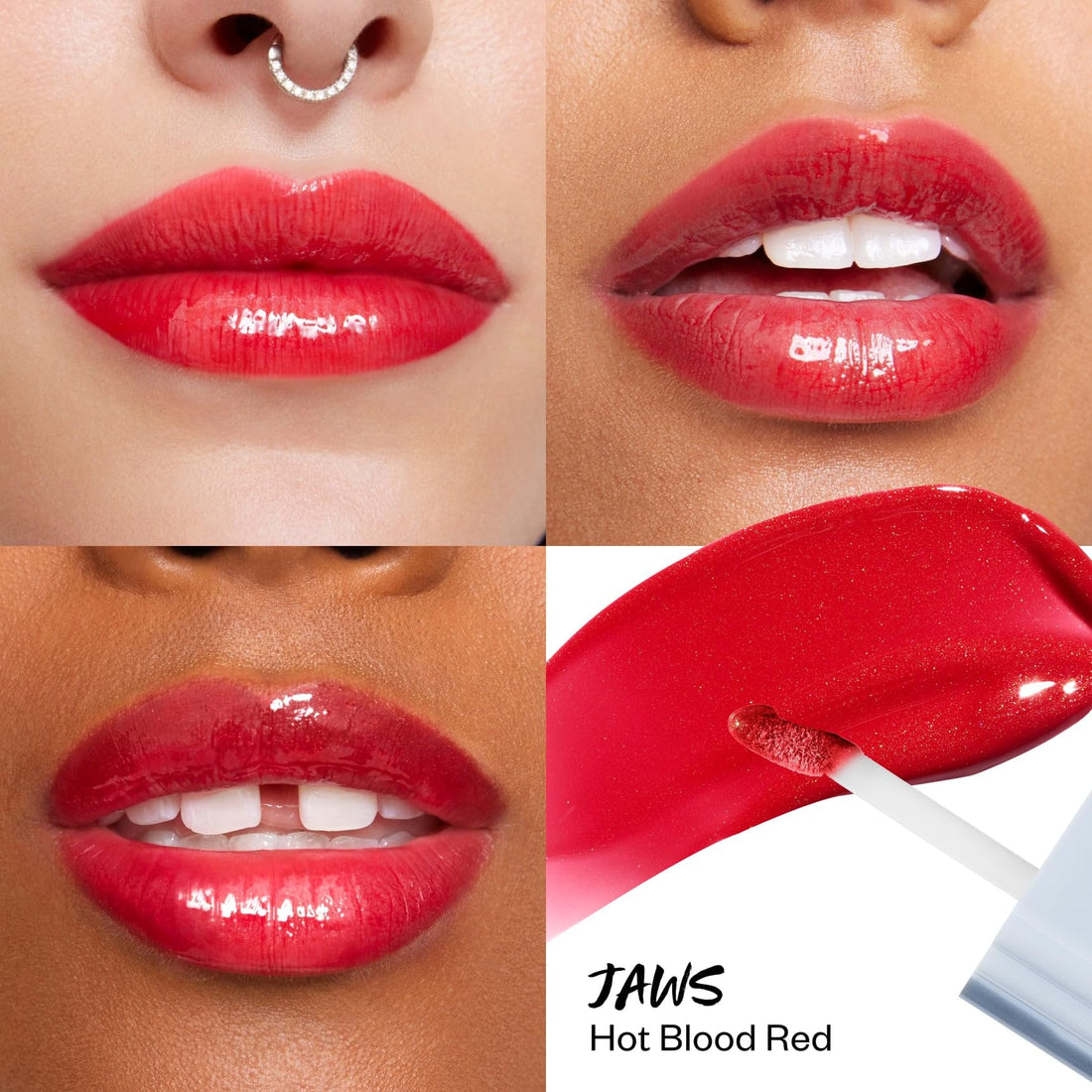 Kosas Wet Lip Oil Gloss - Hydrating Lip Plumping Treatment with Hyaluronic Acid & Peptides, Non-Sticky Finish (Malibu) Halalzen