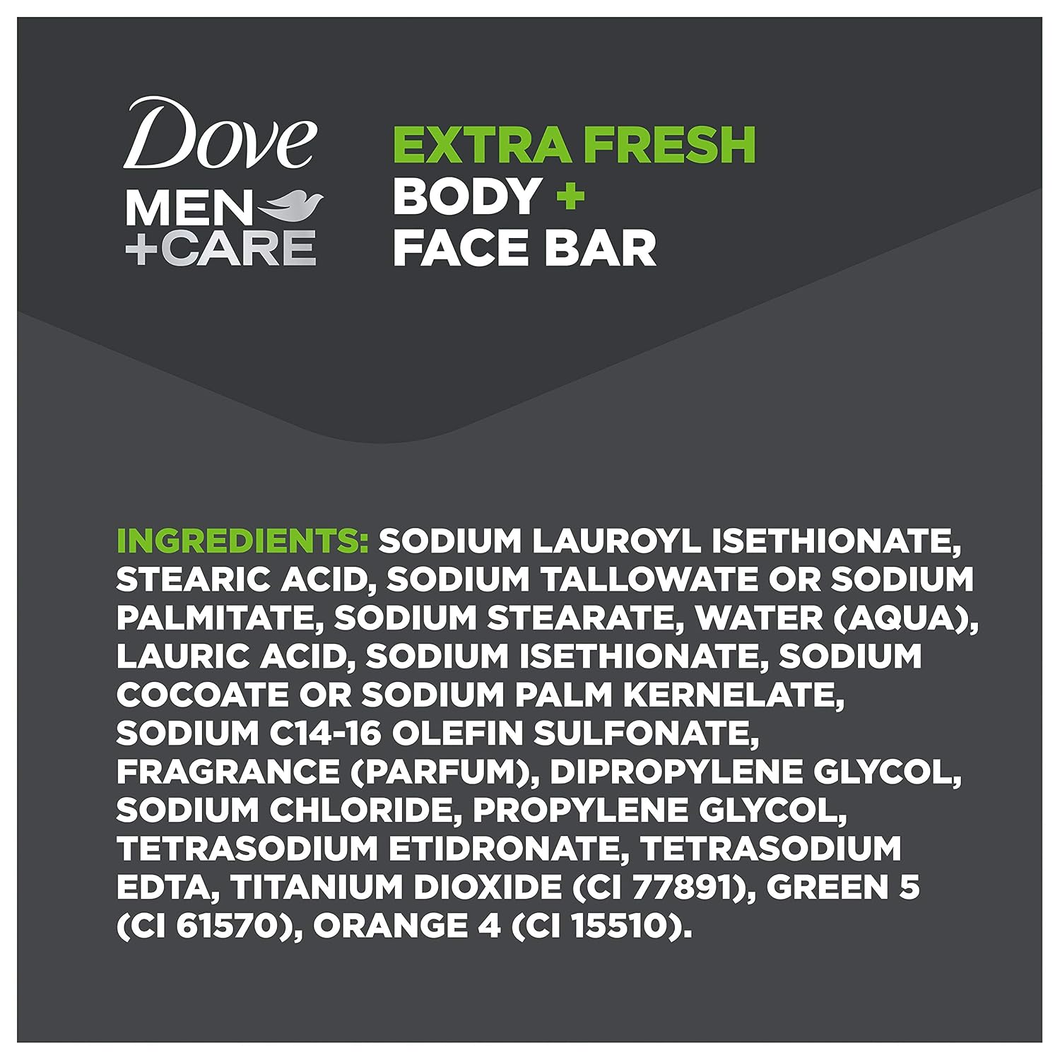 DOVE MEN + CARE Pain Nettoyant 3 en 1 Corps, Visage et Rasage Extra Frais Plus Hydratant Qu'un Pain de Savon Traditionnel pour Nettoyer et Hydrater la Peau 106 g (Lot de 8)