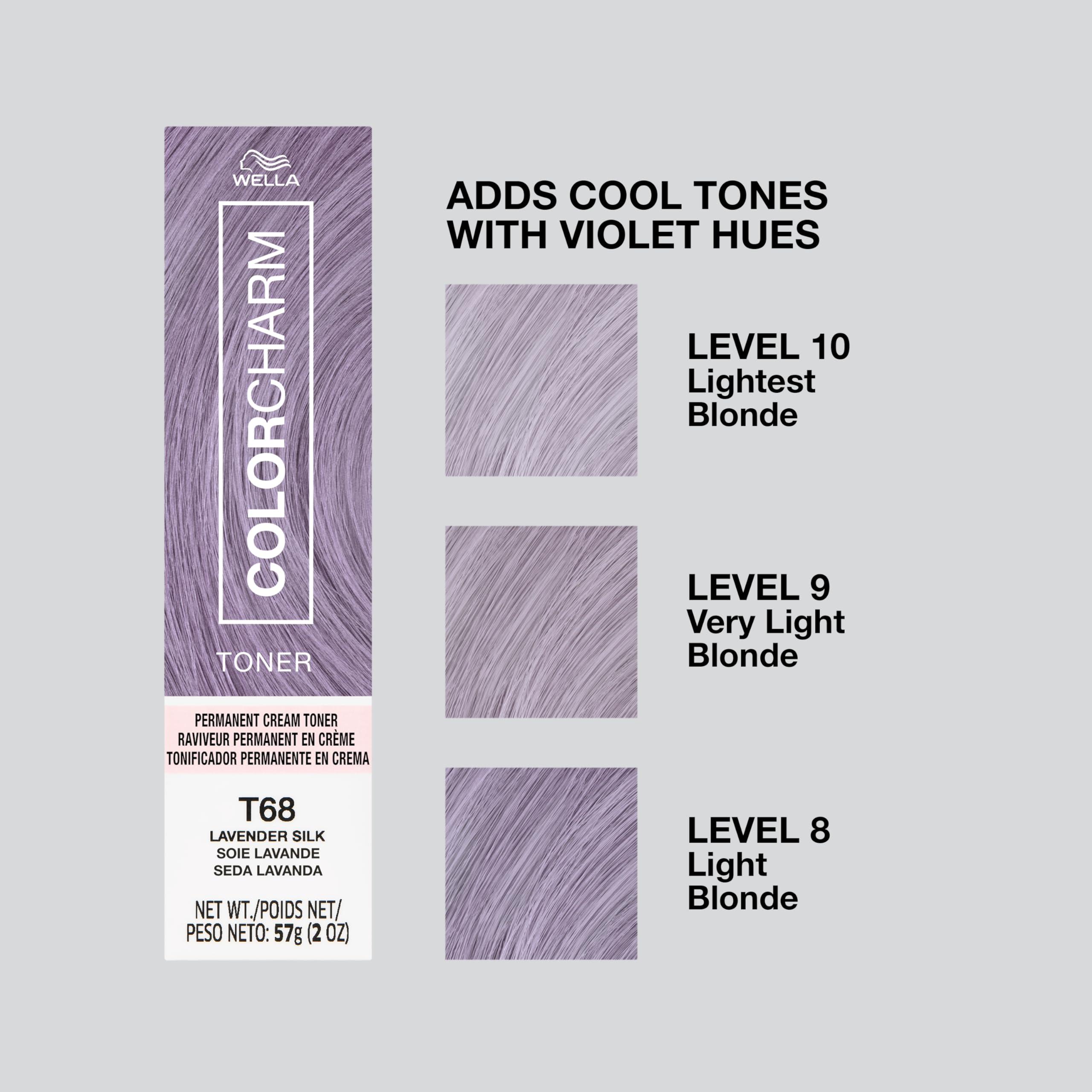 COLORCHARM Permanent Crème Hair Toner | Free of Animal-Derived Ingredients, Parabens Free & Gluten Free | 2 oz
