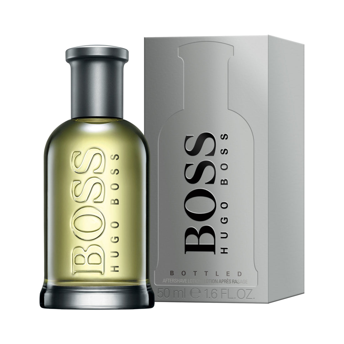 BOSS Bottled Aftershave for Him - Woody Scent with Notes of Apple, Cinnamon and Wood - Light Longevity - 50ml