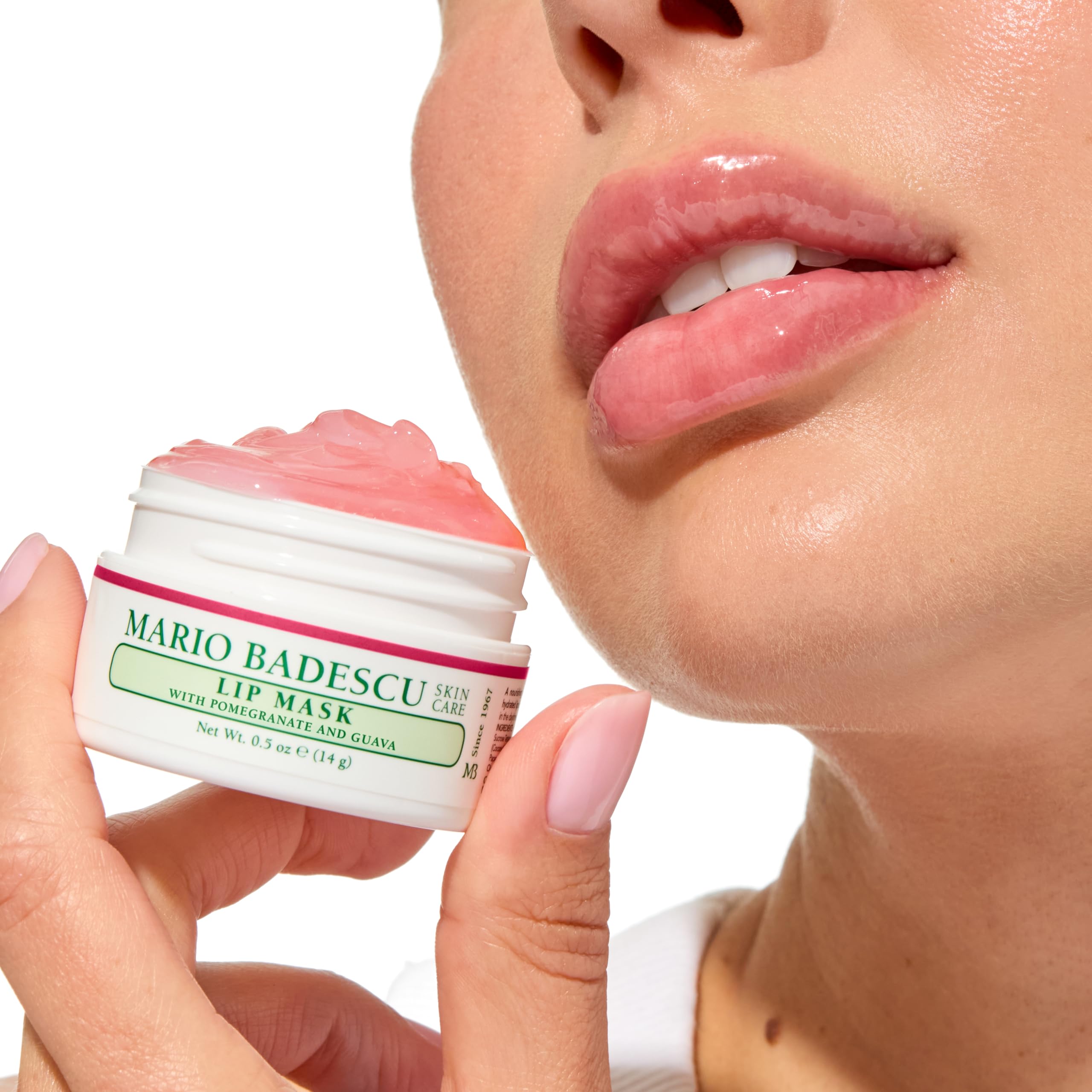 Mario Badescu Lip Mask, Overnight Lip Treatment Enriched With Skin Softening Coconut Oil and Hydrating Shea Butter Halalzen