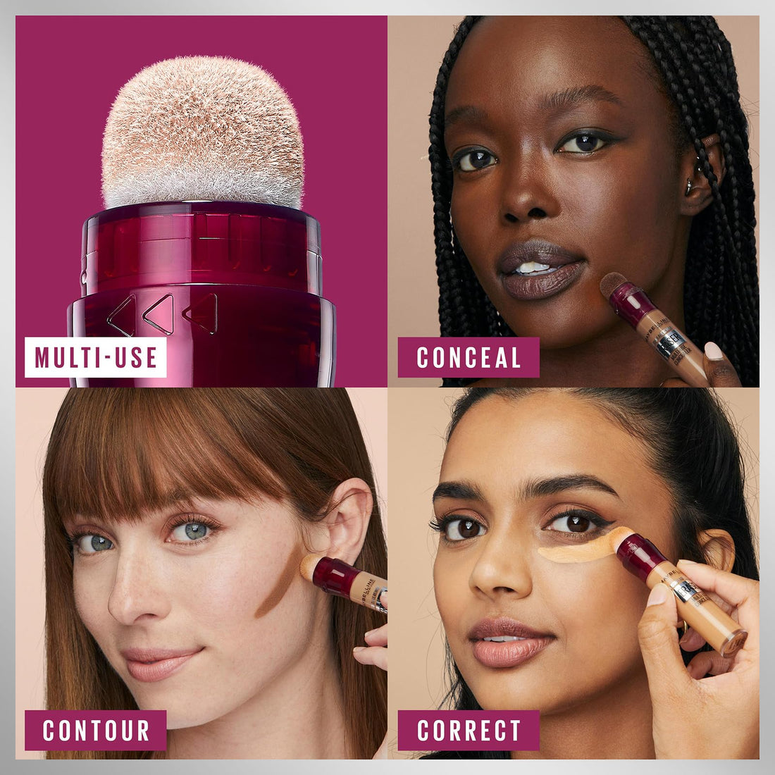 Maybelline Instant Anti-Age Eraser Eye Concealer for Face, Dark Circles, Blemish & Fine Lines Concealer, Full Coverage, Dermatologist Tested, Suitable for Sensitive Skin, Shade: 00 Ivory Halalzen