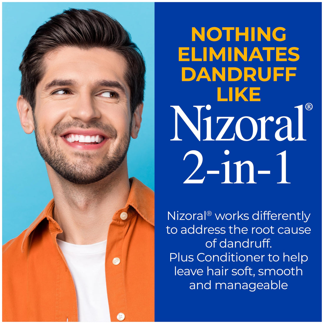 Nizoral Anti-Dandruff Shampoo with 1% Ketoconazole, Fresh Scent, 7 Fl Oz