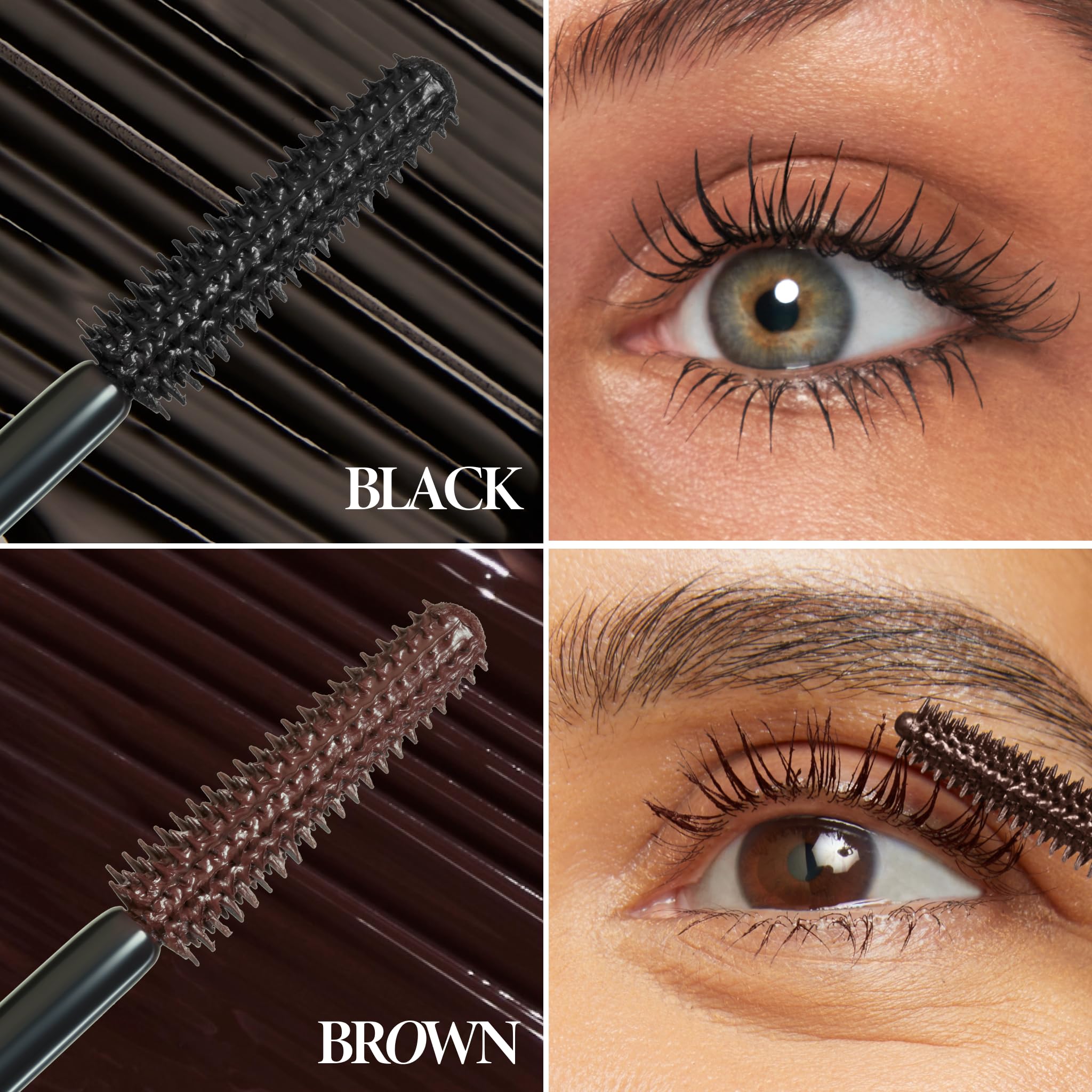 LAURA GELLER NEW YORK Kajal Longwear Mascara – Black – Volumizing, Lengthening, & Defining Mascara - Smudge‑Proof & Flake‑Proof Wear, Buildable Formula