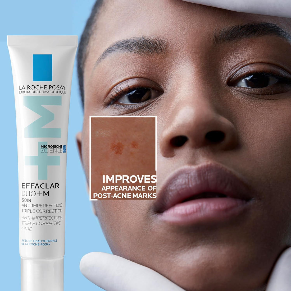 La Roche-Posay Effaclar Duo+M, Anti-Breakout Corrective Gel Moisturiser With Salicylic Acid & Niacinamide, Anti-Imperfections Triple Corrective Care, For Oily Blemish-Prone Skin, 40ml