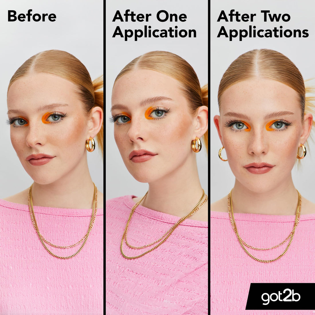 got2b Glued 4 brows & Edges Clear gel 2 in 1 16 ml, Screaming Hold Brow gel, Eyebrow Gel for Long Lasting Looks, Vegan Formula