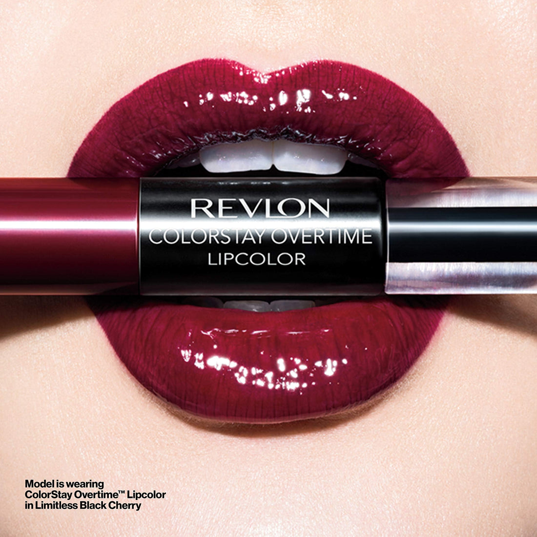 Revlon Liquid Lipstick with Clear Lip Gloss, ColorStay Overtime Lipcolor, Dual Ended with Vitamin E, 370 Everlasting Rum, 0.07 Fl Oz