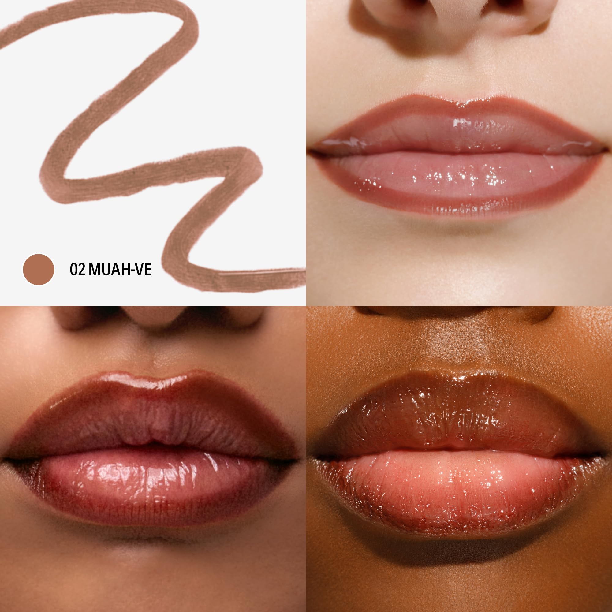 Sacheu Lip Liner STAY-N Peel Off Lip Stain - Long Lasting Waterproof Lip Tint with Hyaluronic Acid & Vitamin E – Transfer Proof Matte Finish, Vegan & Cruelty-Free (Deep Bundle) Halalzen