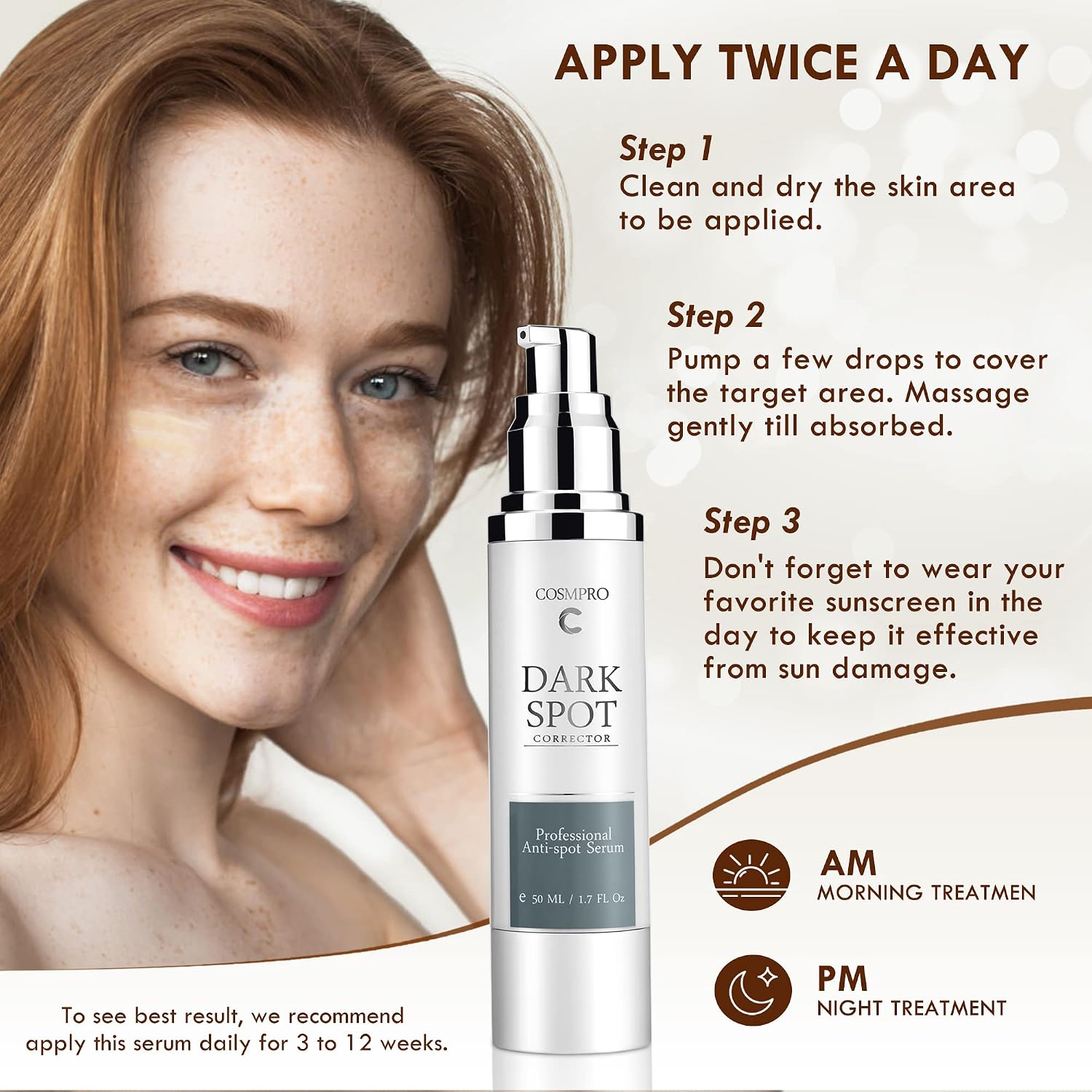 Dark Spot Remover for Face and Body, Age Spot Remover for Face, Dark Spot Corrector Freckle Remover, Sunspots and Melasma with 2% Alpha Arbutin, 5% Niacinamide, 50 ml Halalzen