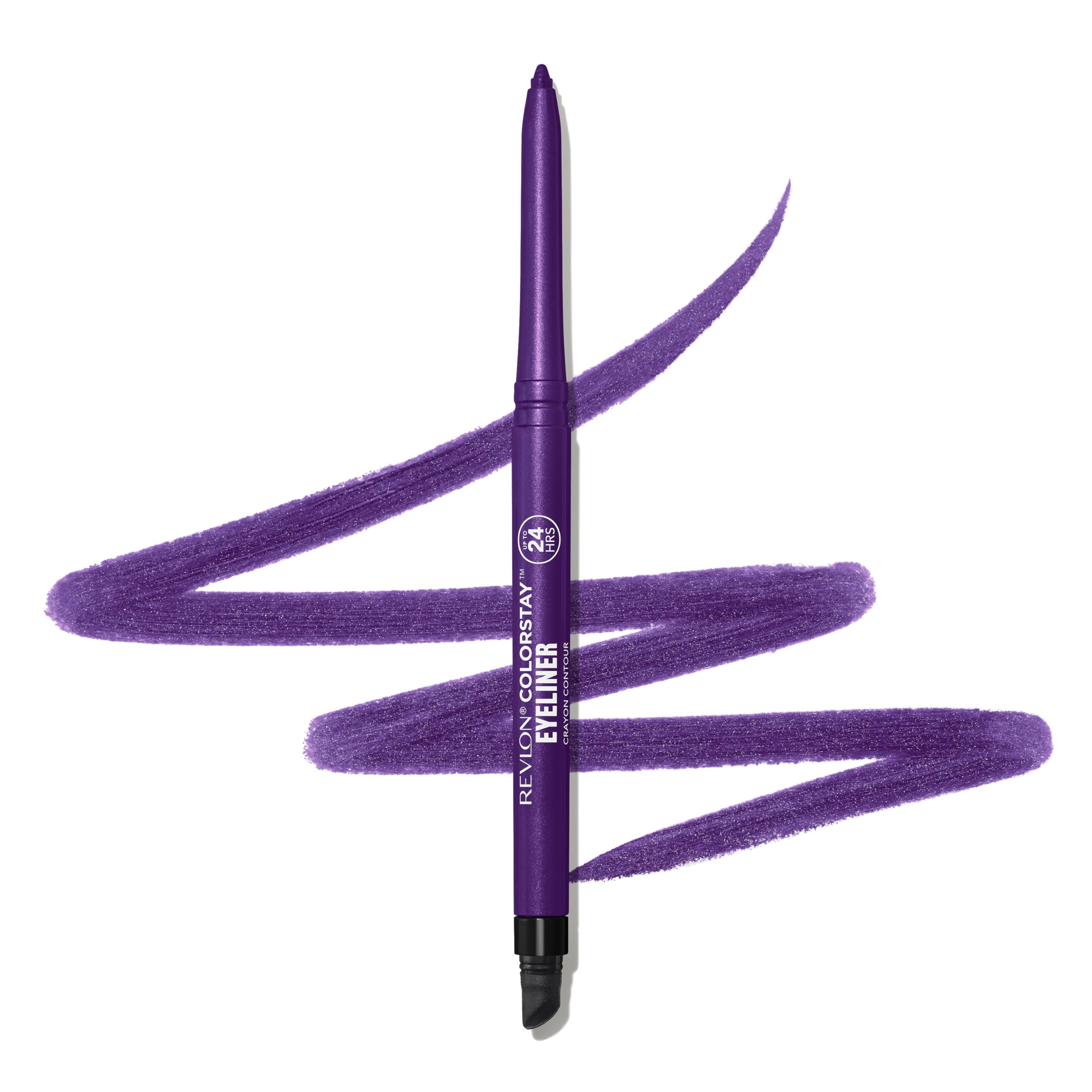 Revlon ColorStay Pencil Waterproof Eyeliner, Smudge-Proof, Eye Makeup with Built-In Sharpener, 201 Black, 2 pack