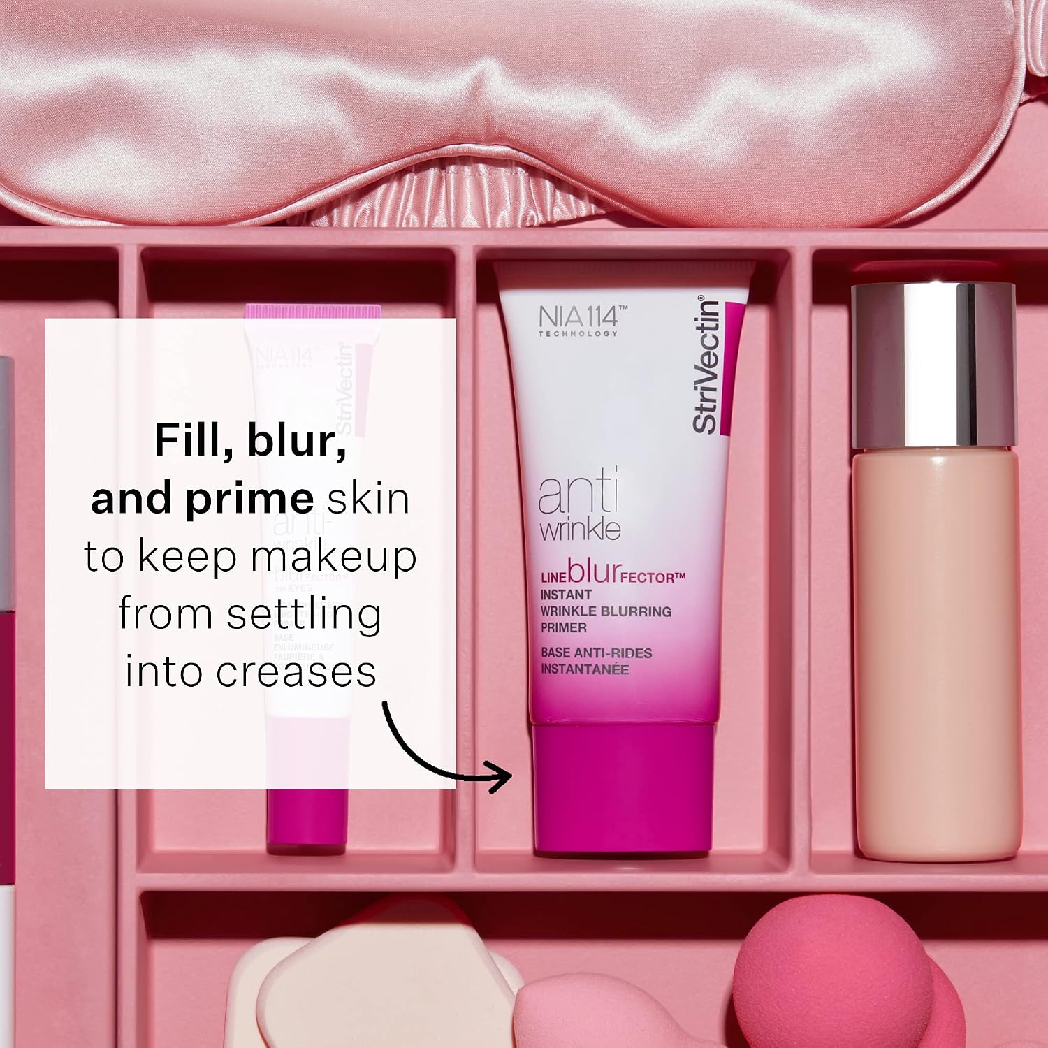 StriVectin Line BlurFector™ (1.0 Oz, 30ml) | Instant Wrinkle Blurring Primer Skin Primer to help blur and fill the look of wrinkles, Makeup Primer for Smooth Skin Halalzen