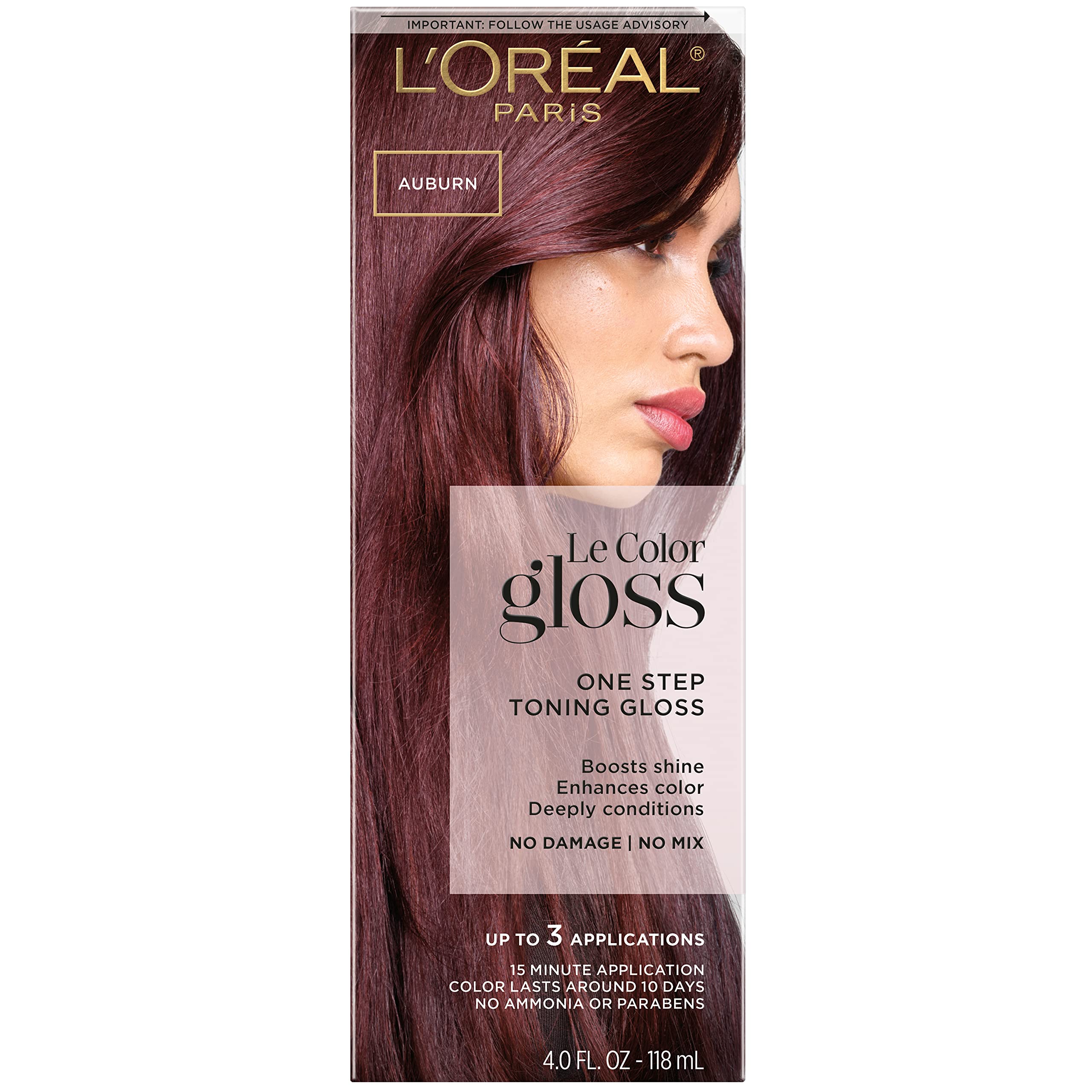 L’Oreal Paris Le Color Gloss One Step In-Shower Toning Hair Gloss for Bleached Hair, Neutralizes Brass, Conditions & Boosts Shine, Platinum Pearl, 4 Ounce