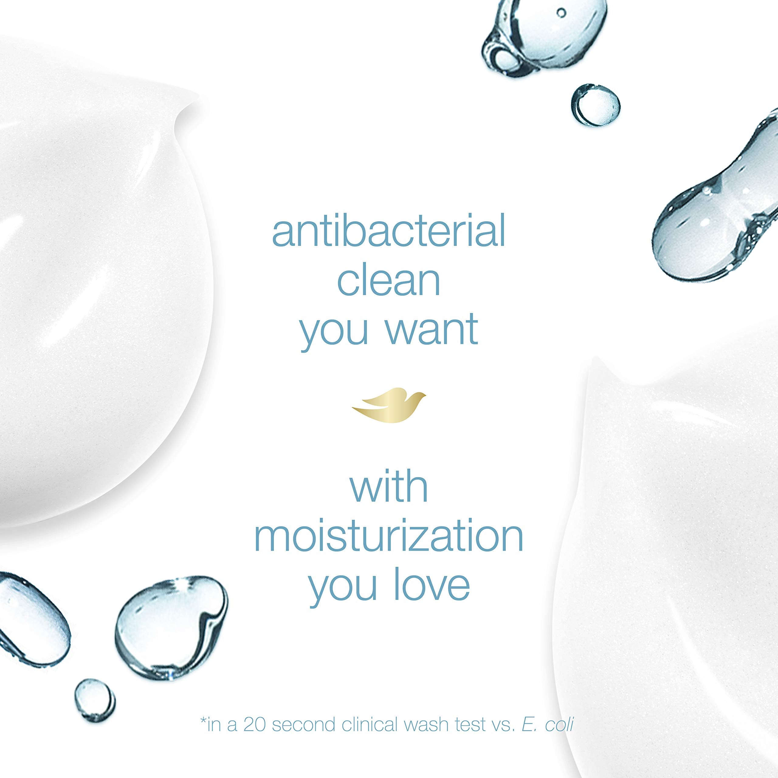 Dove Beauty Bar Soap Antibacterial Care 6 Count For Clean, Moisturized Skin, Removes Bacteria 3.75 oz