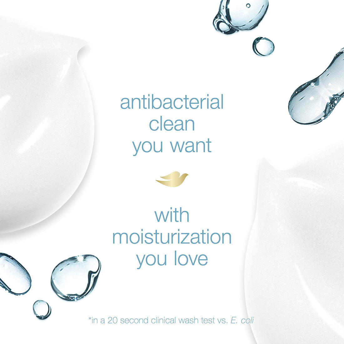 Dove Beauty Bar Soap Antibacterial Care 6 Count For Clean, Moisturized Skin, Removes Bacteria 3.75 oz