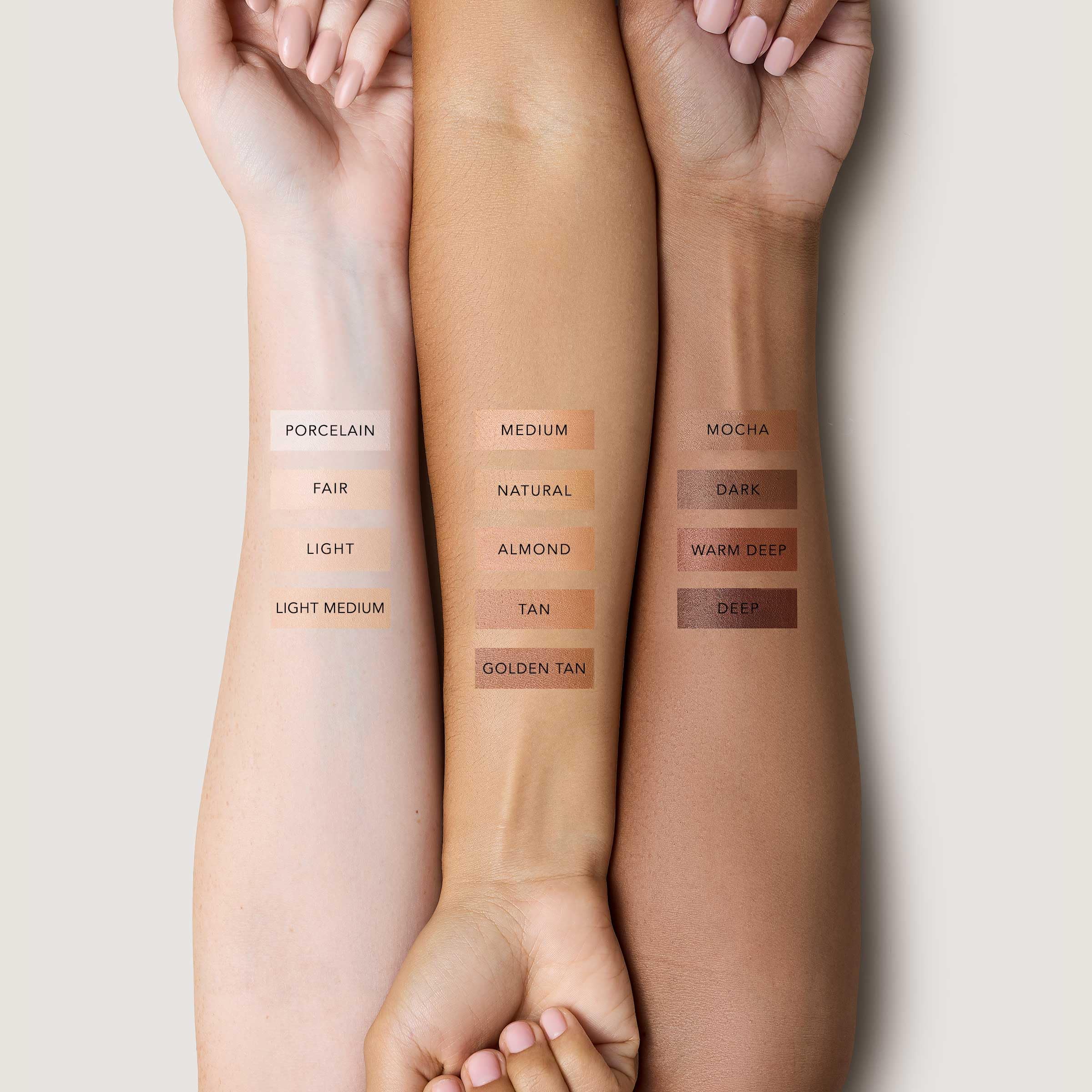 No Makeup Makeup Foundation, Weightless Cream-Balm Formula Conceals, Corrects and Camouflages with Skin-Tone Adaptive Flexshade Technology, Buildable, Long-Lasting, Cruelty-Free, Vegan, Golden Tan