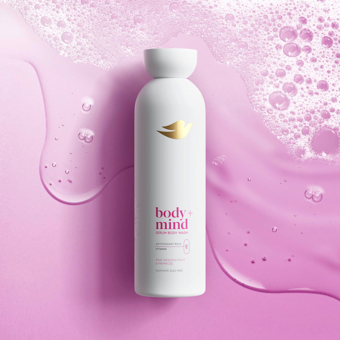 Dove Body + Mind Jojoba Oil & Coconut Milk Serum Body Wash body cleanser with antioxidant-rich vitamin E for glowing skin 350 ml