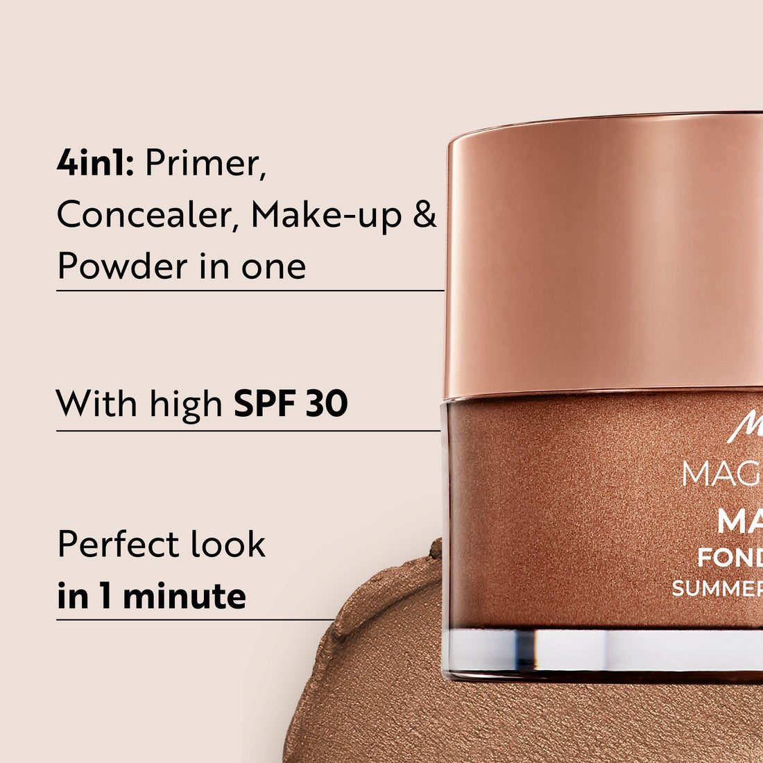 M. Asam Magic Finish Make-Up Mousse Classic (1.01 Fl Oz) – 4in1 Primer, Foundation, Concealer & Powder With Buildable Coverage, Hides Redness And Dark Spots, Vegan, For Light To Medium Skin Tones Halalzen