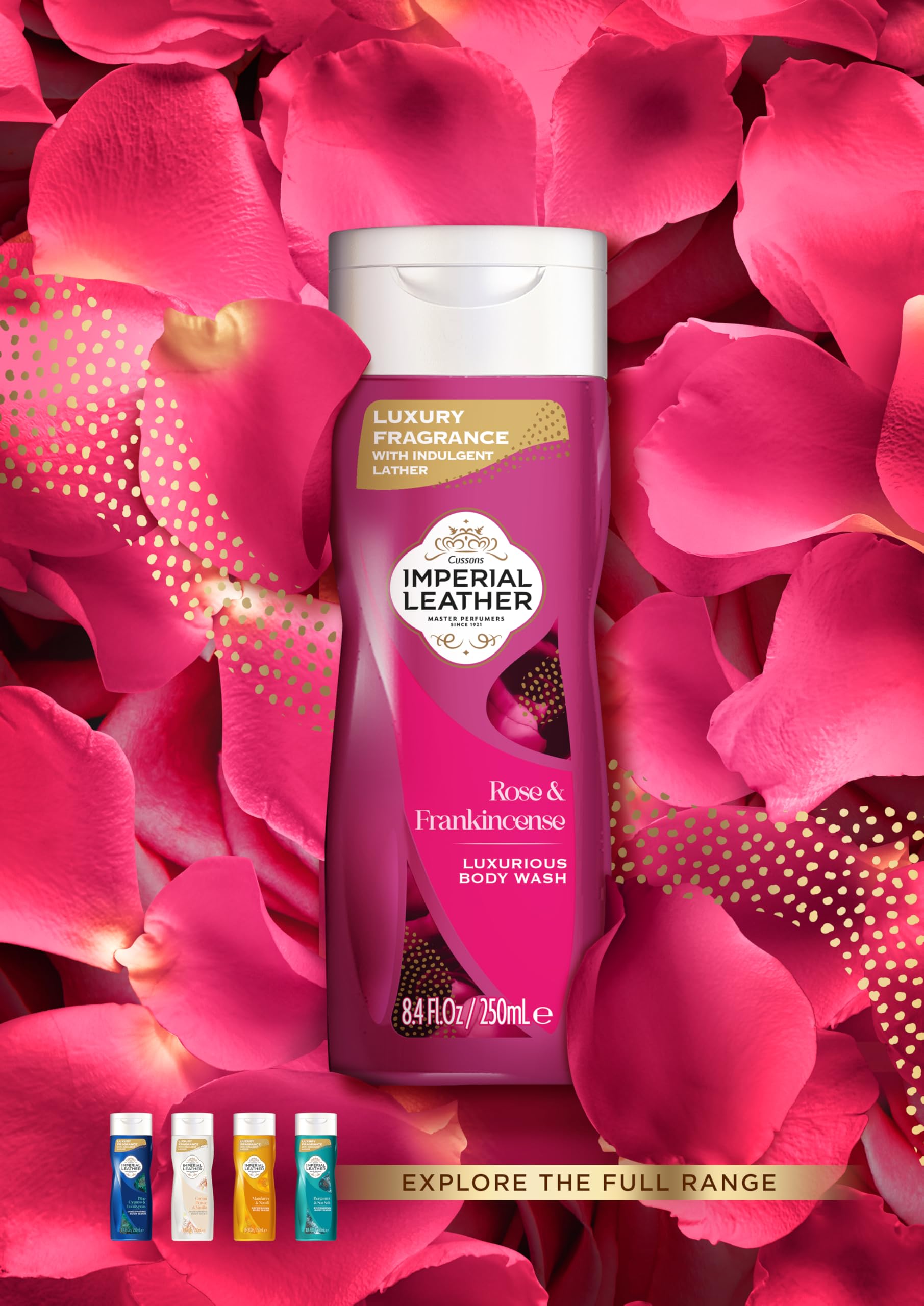 Imperial Leather Body Wash Cotton Flower & Vanilla 250ml