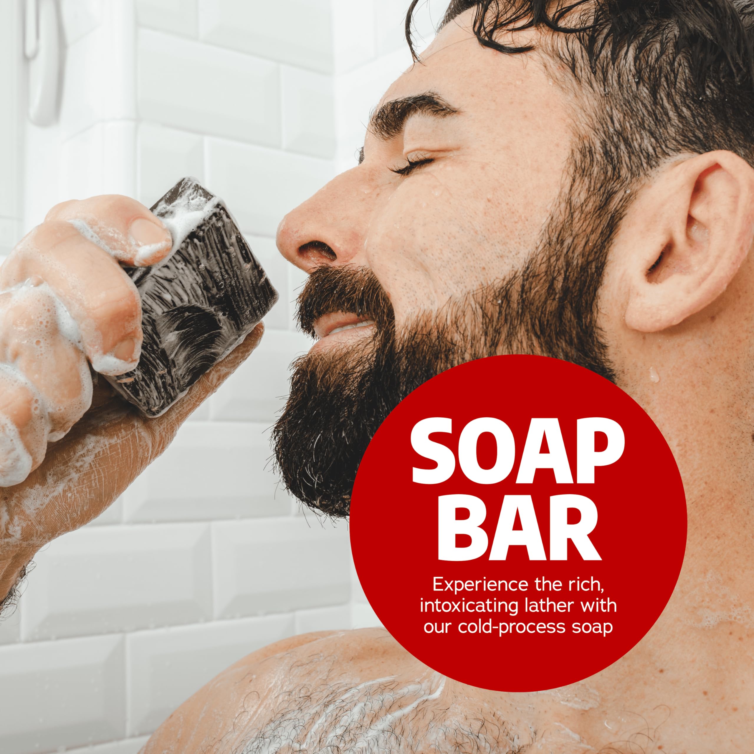 Dr. Squatch Natural Men’s Bar Soap - Cold Process Body Soap Bar with Natural Oils - Gifts for Men - Coconut Castaway (5 oz, 3-Pack)