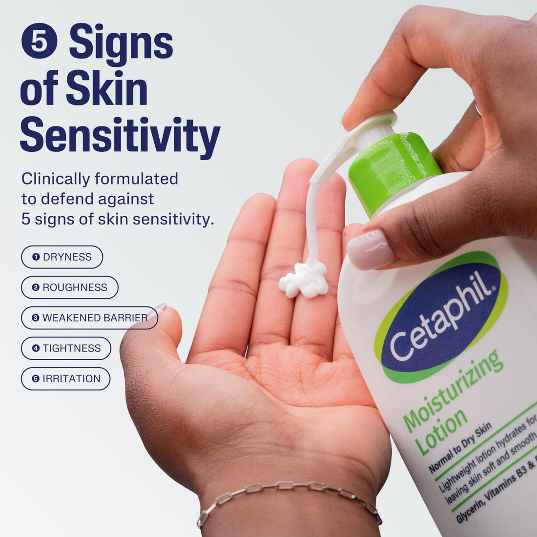 Cetaphil Face & Body Moisturizer, Hydrating Moisturizing Lotion for All Skin Types, Suitable for Sensitive Skin, NEW 20 oz, Fragrance Free, Hypoallergenic, Non-Comedogenic Halalzen
